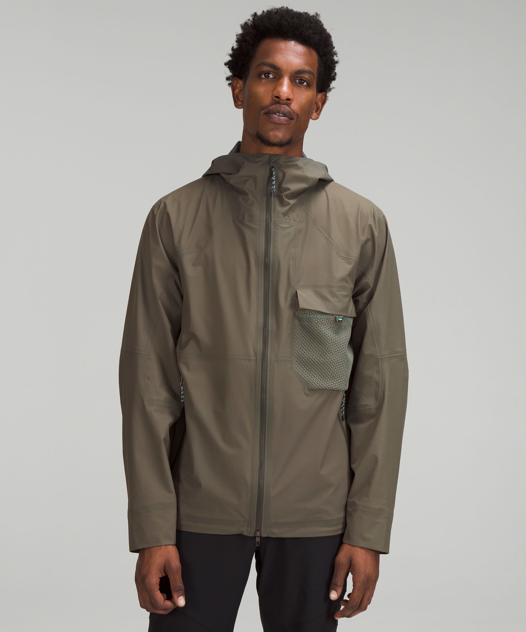 Waterproof hiking shop coat