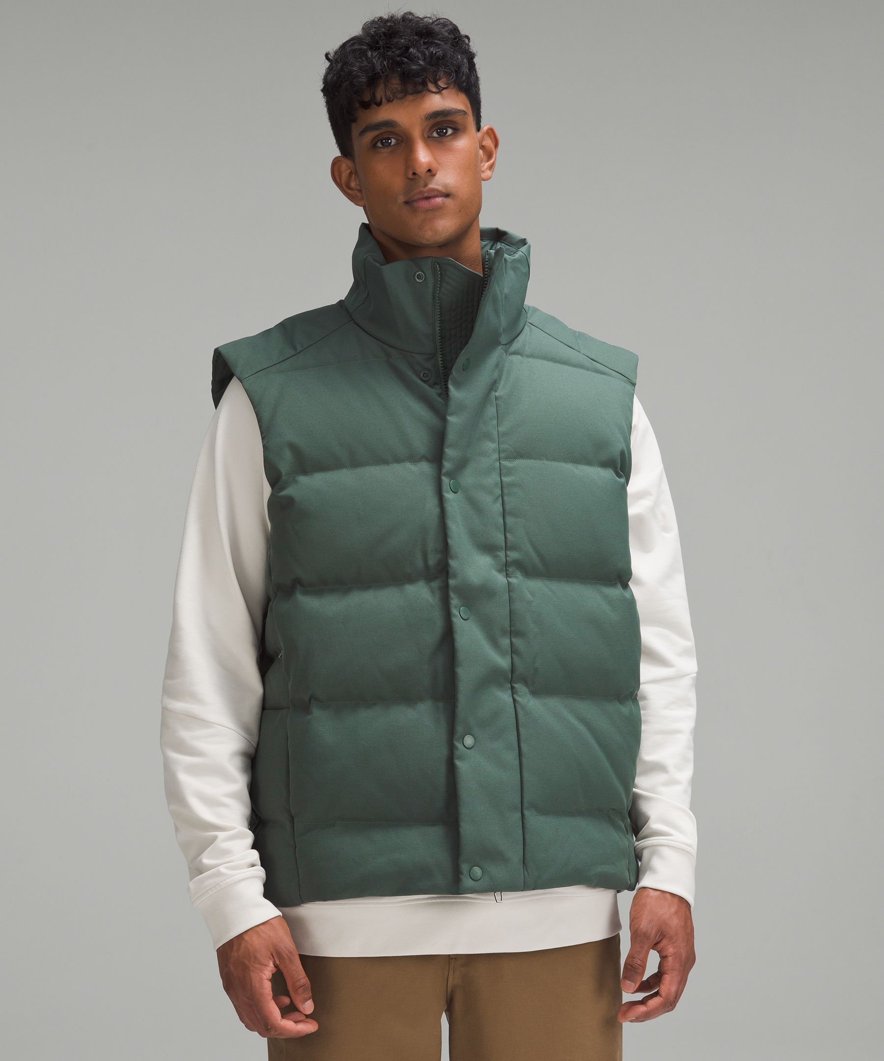 Black Wunder Puff quilted down gilet, Lululemon