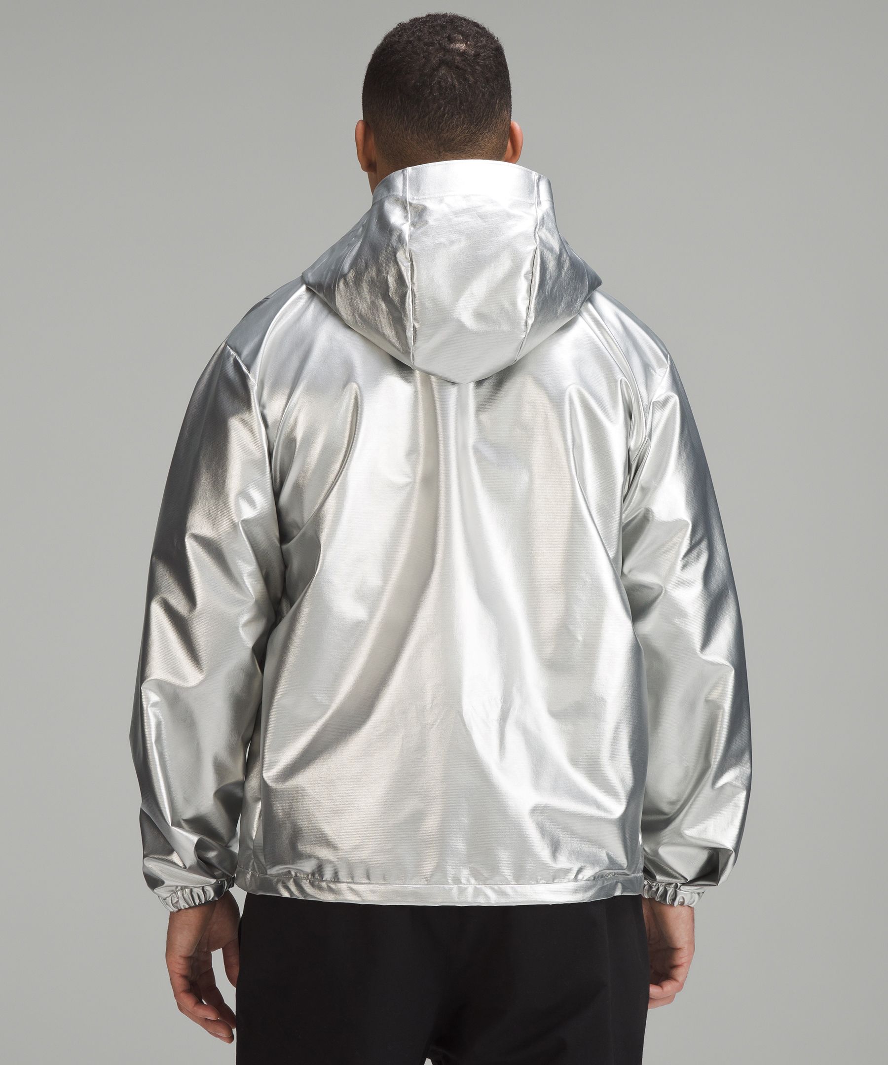 lululemon lab Hooded Metallic Jacket, Men's Coats & Jackets