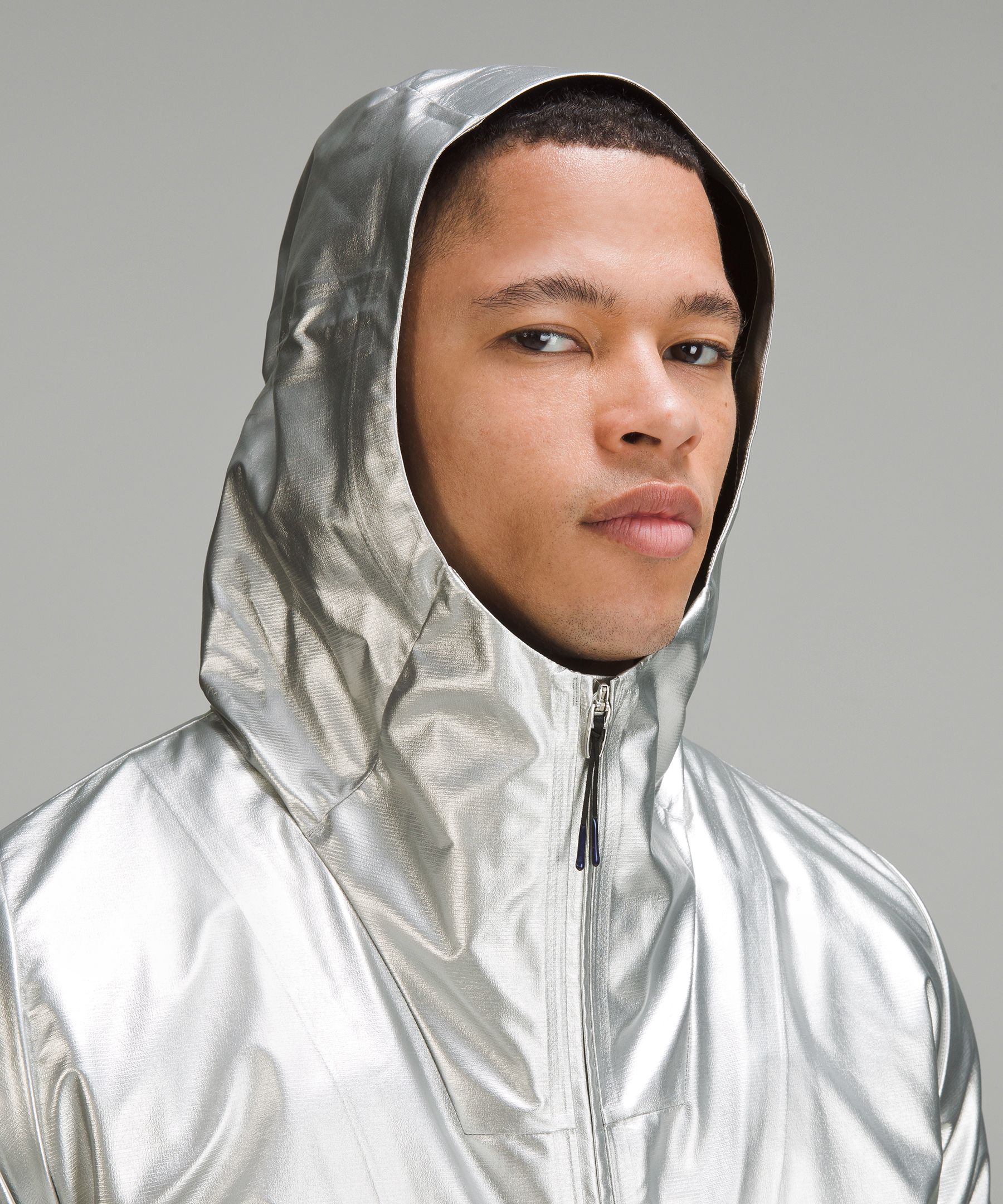 lululemon lab Hooded Metallic Jacket | Lululemon UK