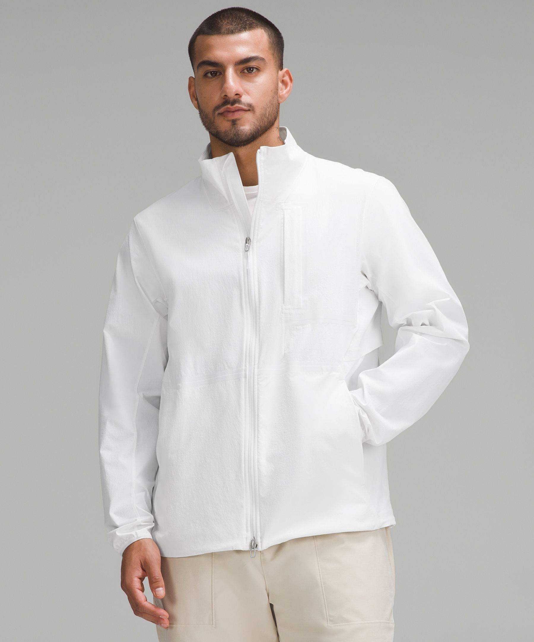 Men's White Coats & Jackets