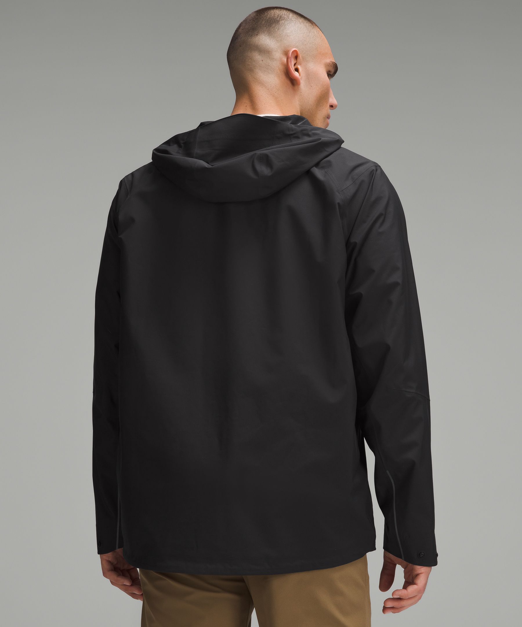 Full zip store rain jacket