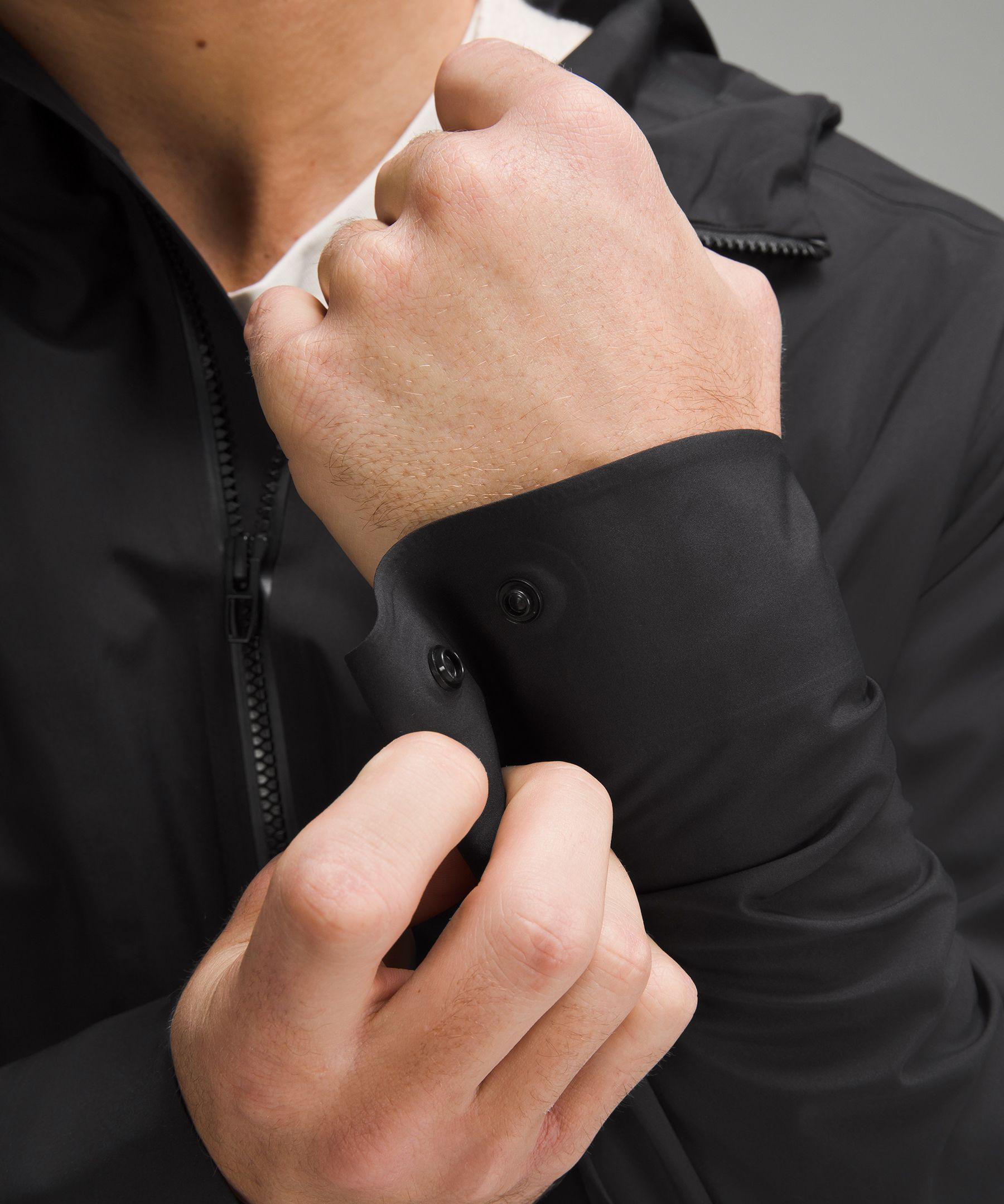 Waterproof Full-Zip Rain Jacket