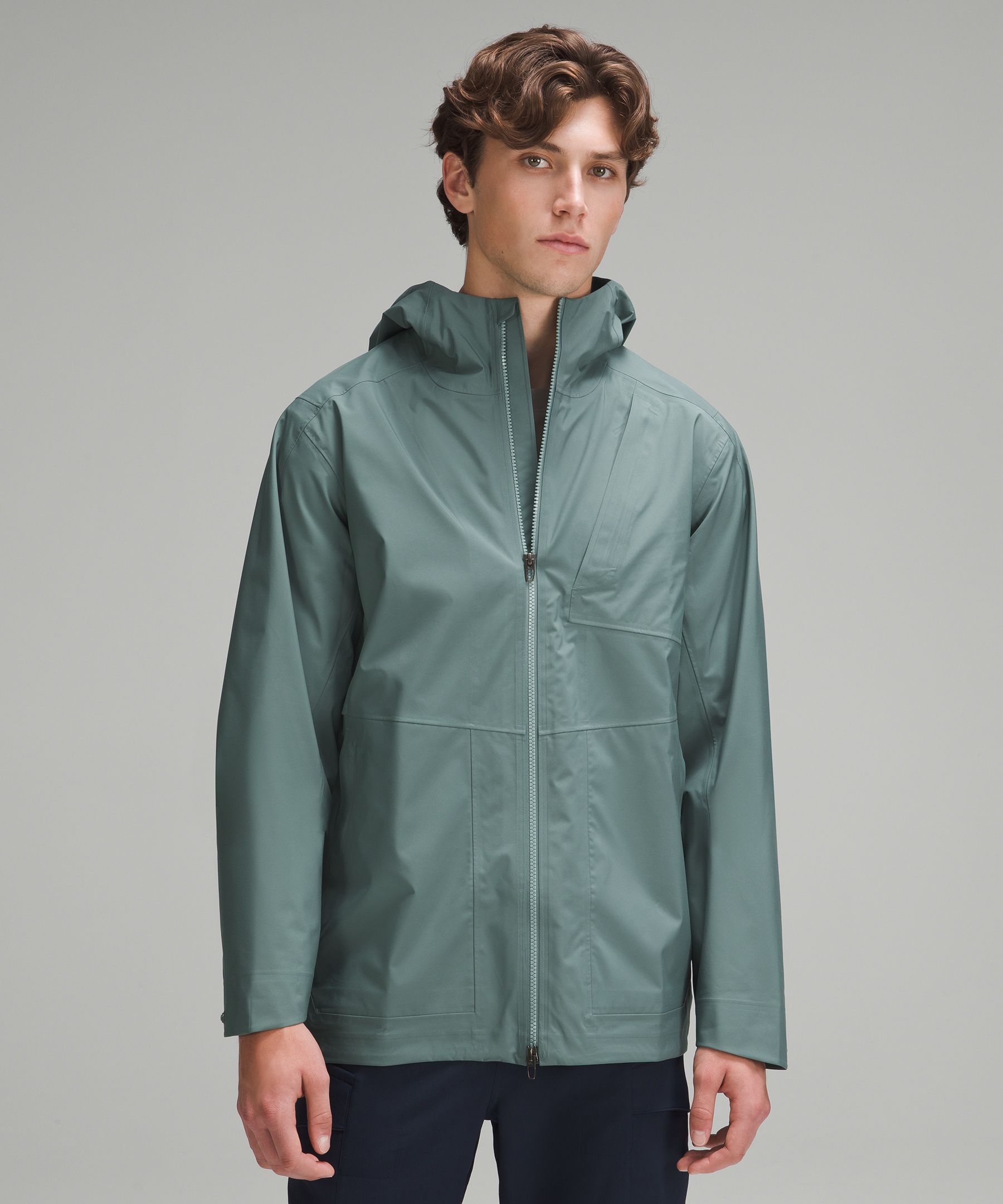 Lululemon Waterproof Full-Zip Rain Jacket