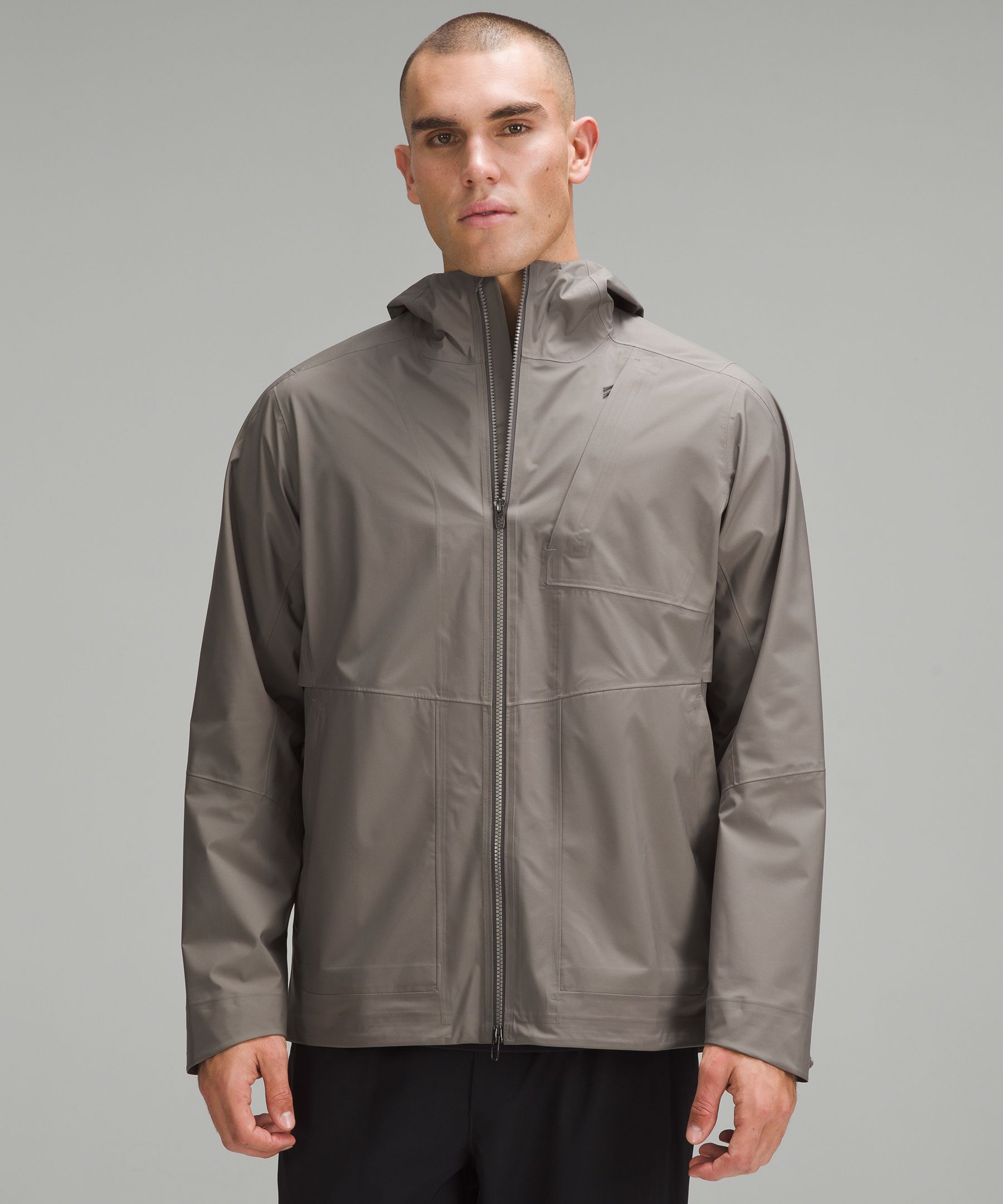 Waterproof Full-Zip Rain Jacket