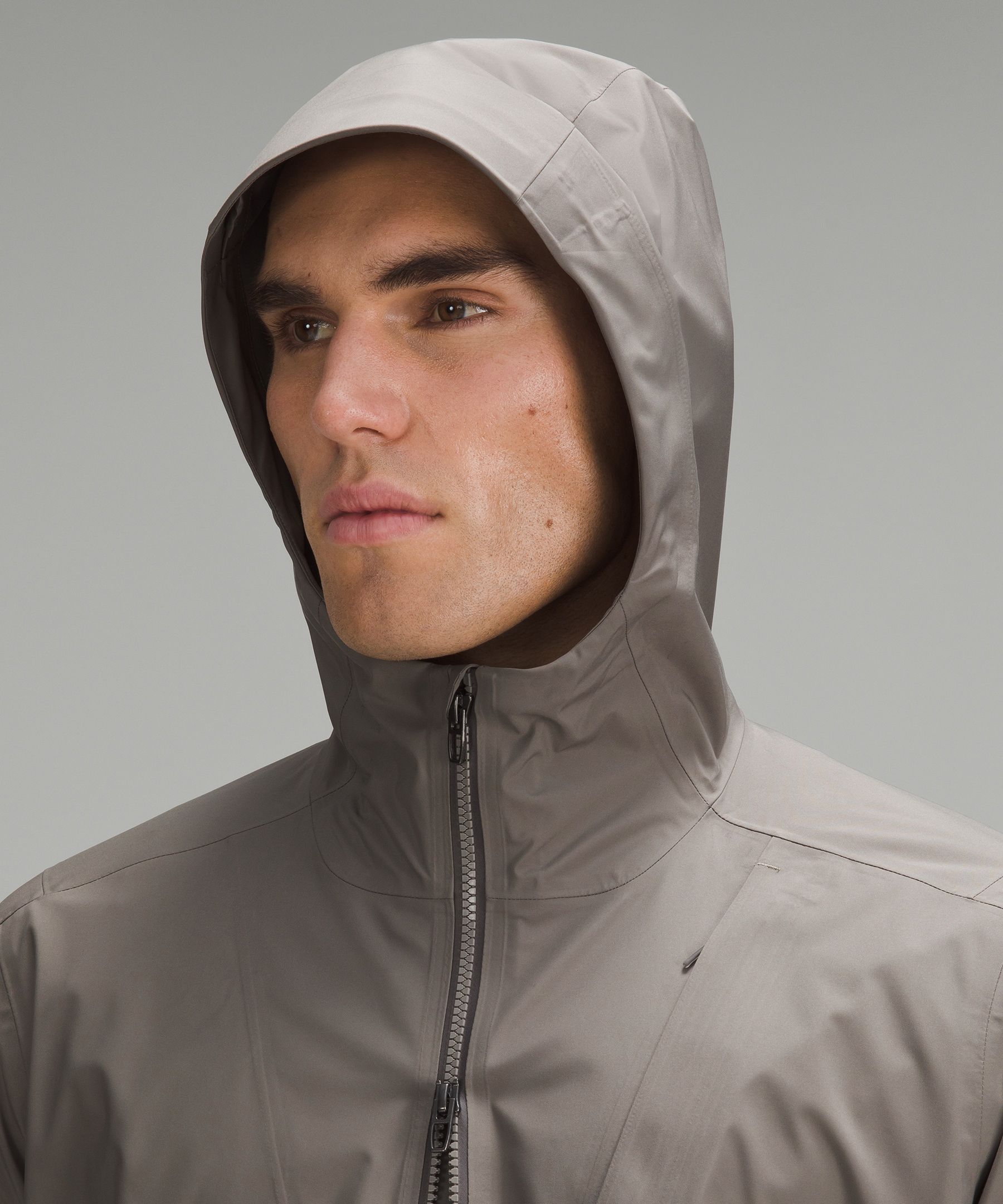 Shop Lululemon Waterproof Full-zip Rain Jacket