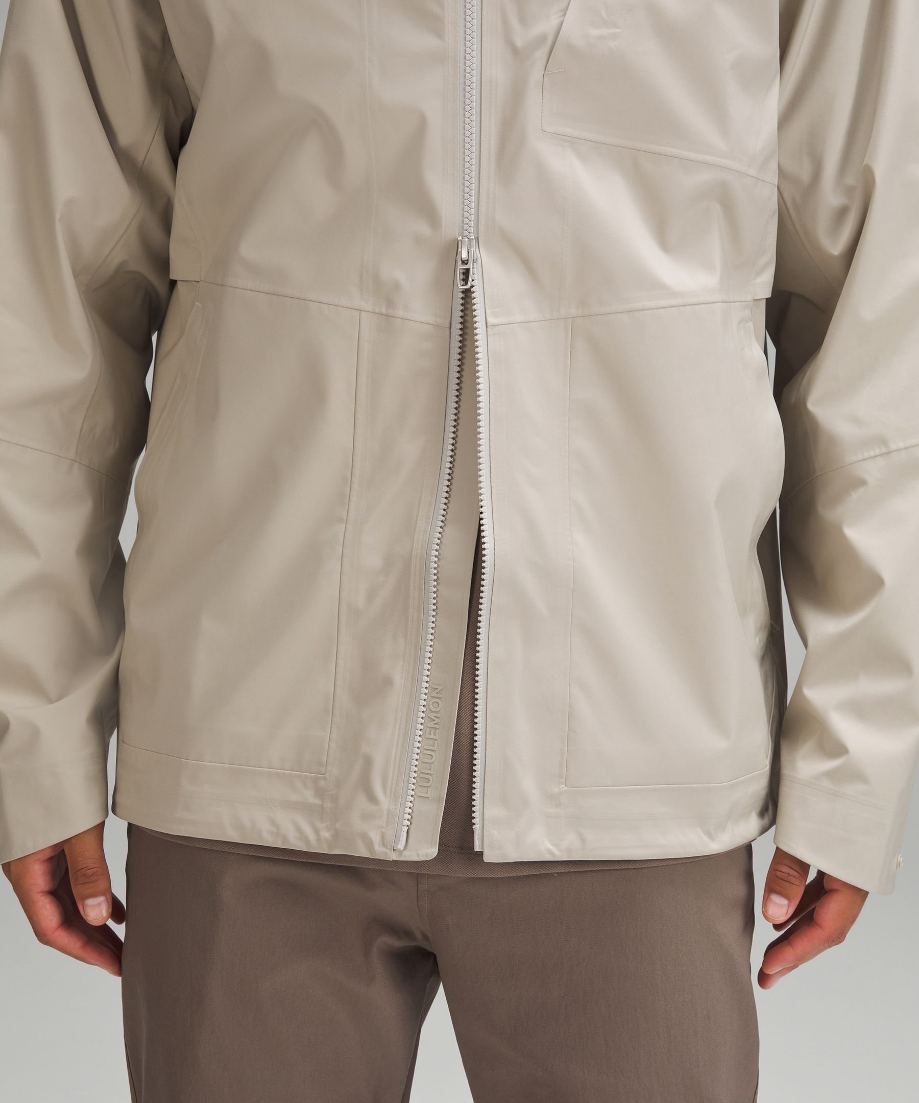 Waterproof Full-Zip Rain Jacket