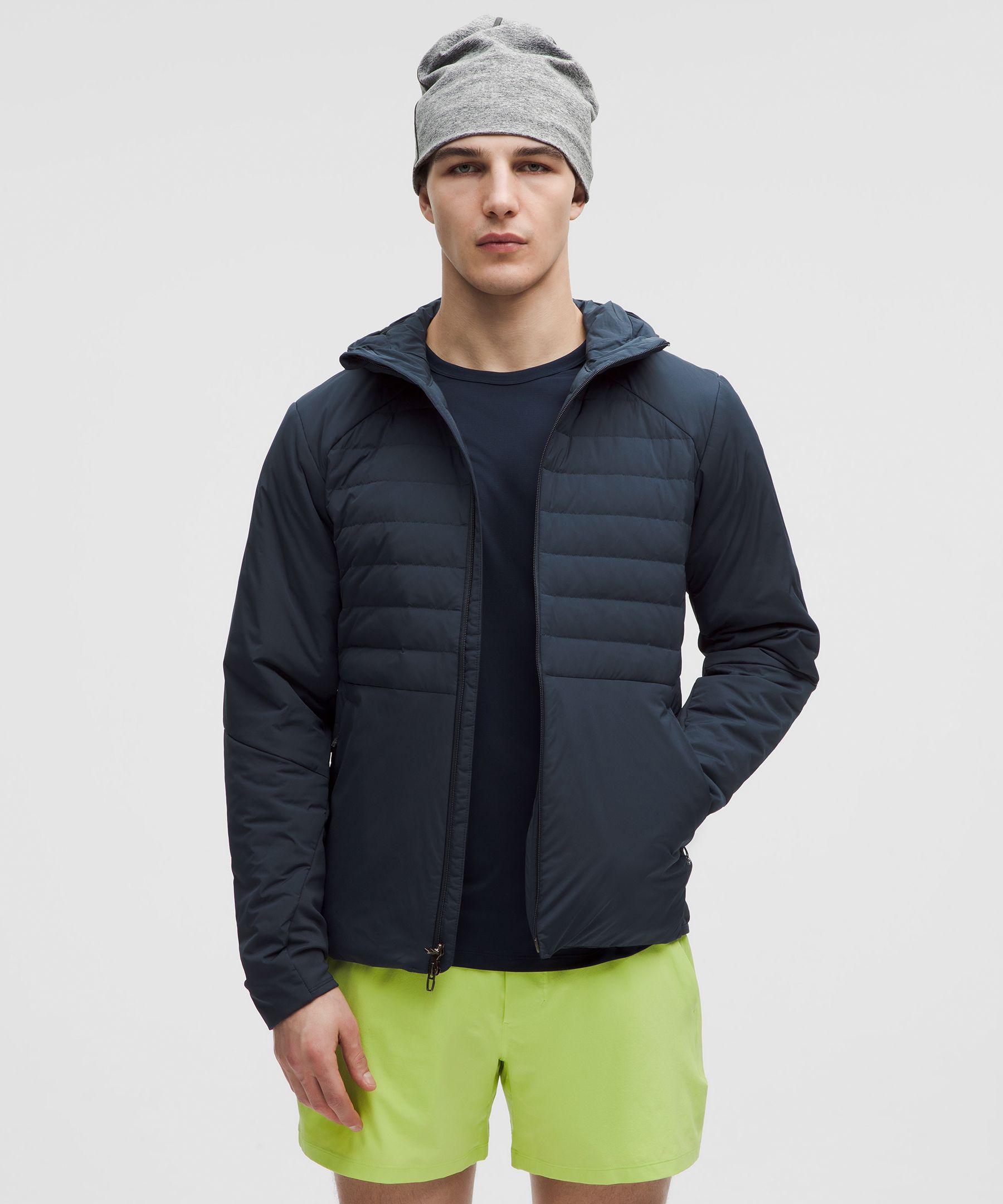 Lululemon Down For It All Hoodie In Blue