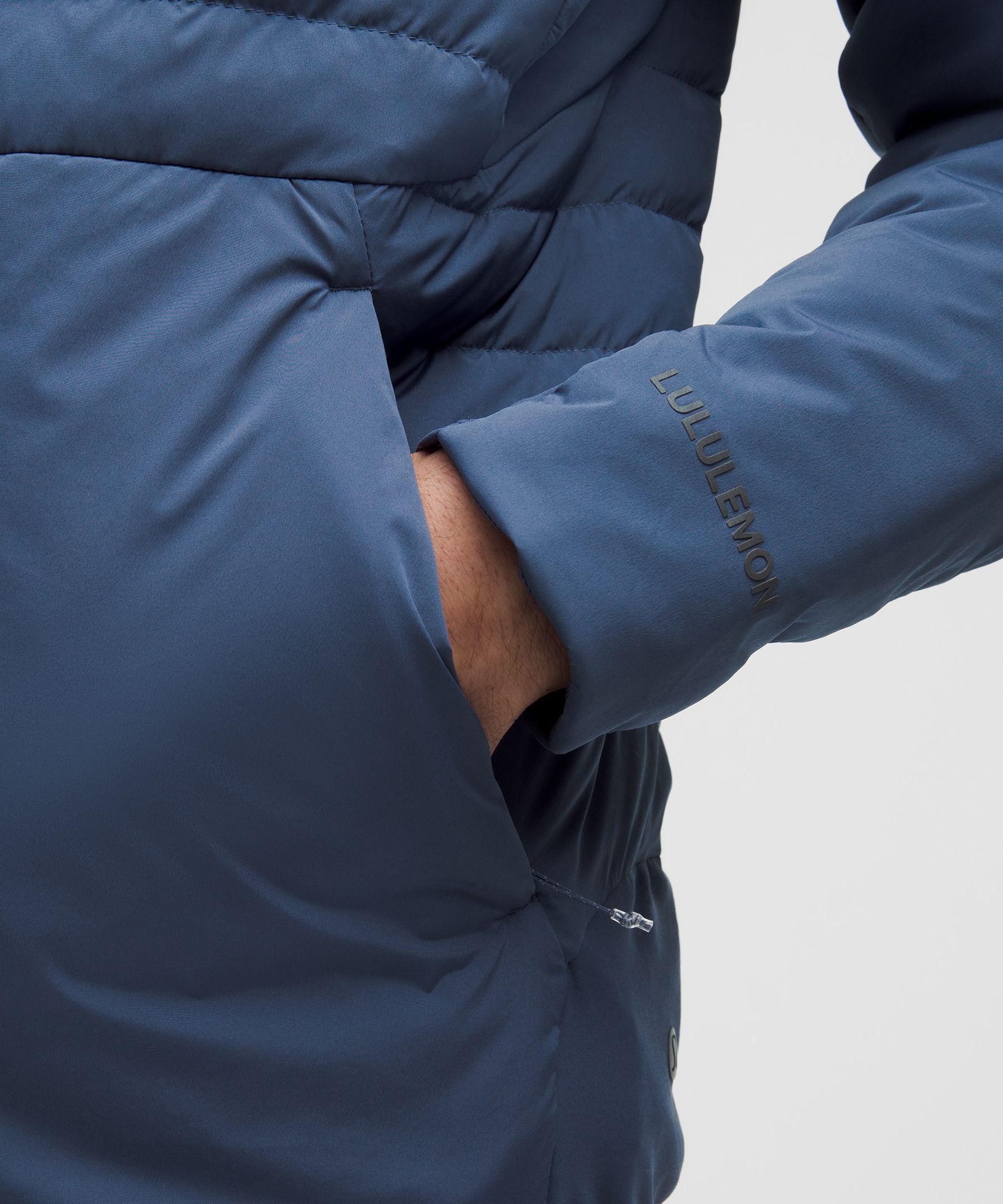 Lululemon Down For It All Hoodie In Blue