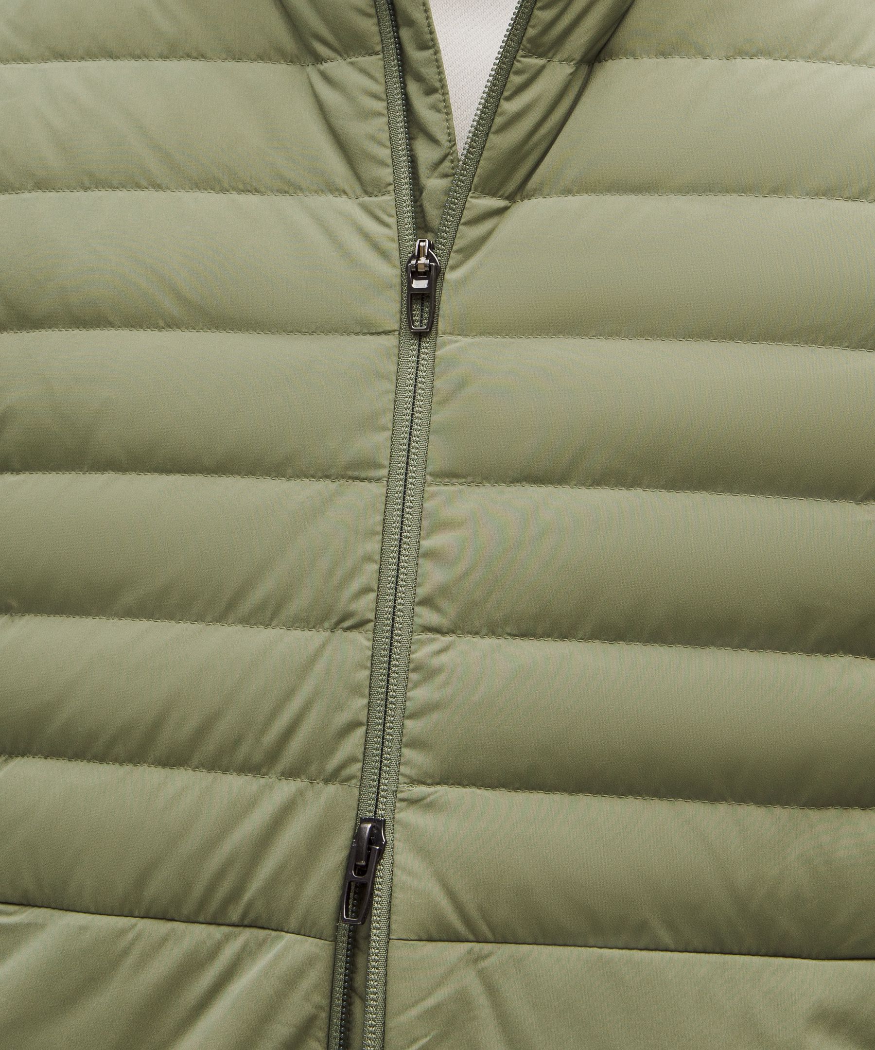 Lululemon Down For It All Vest In Bay Leaf In Green