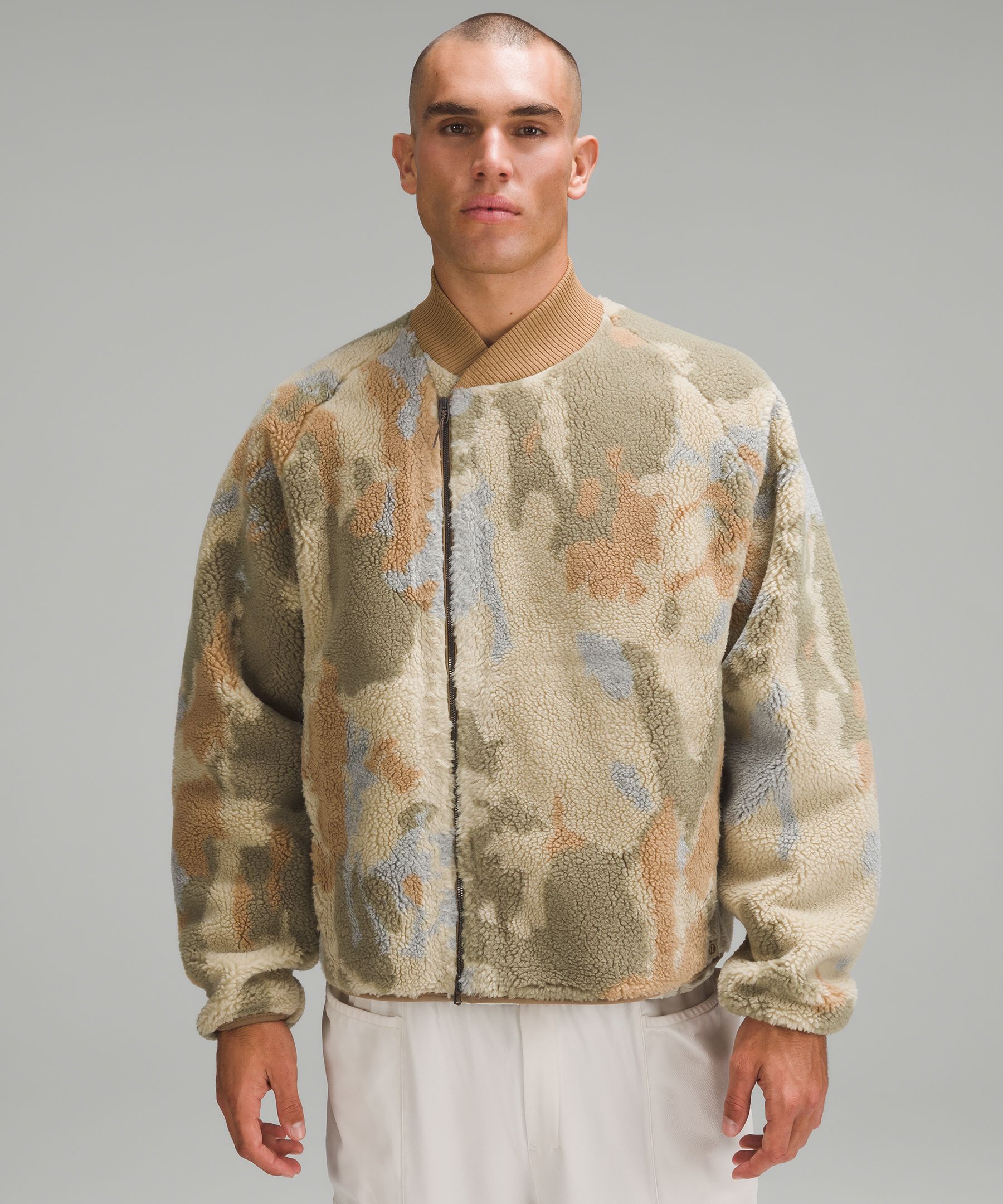 Jacquard Camo Fleece Blouson - Men - Ready-to-Wear