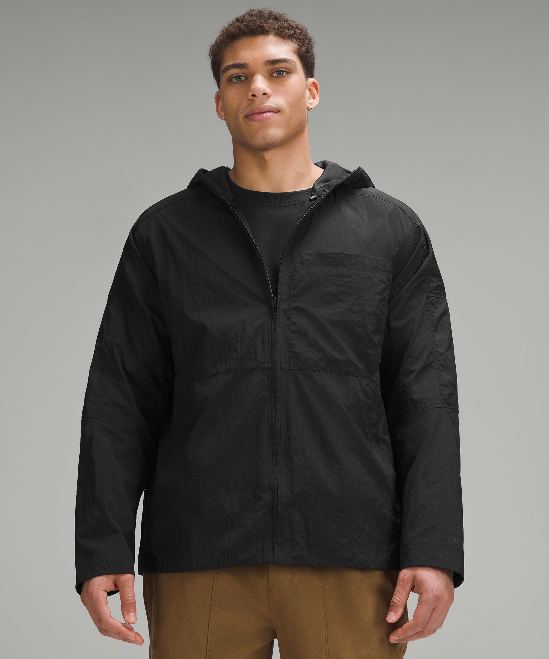 Lululemon black 2024 hooded jacket