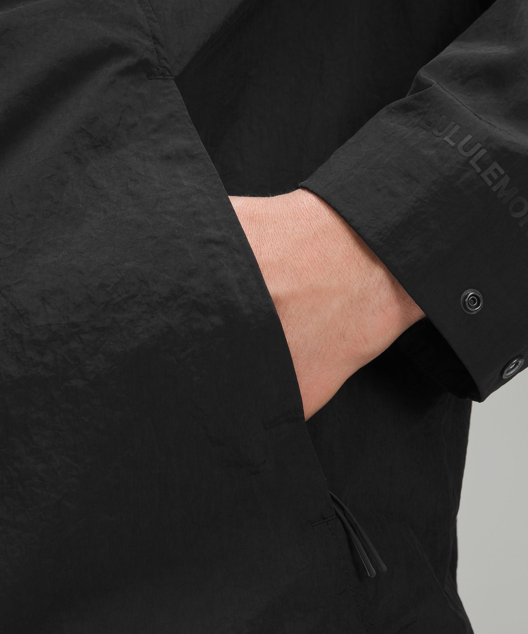 Textured Full-Zip Hooded Jacket | Men's Coats & Jackets