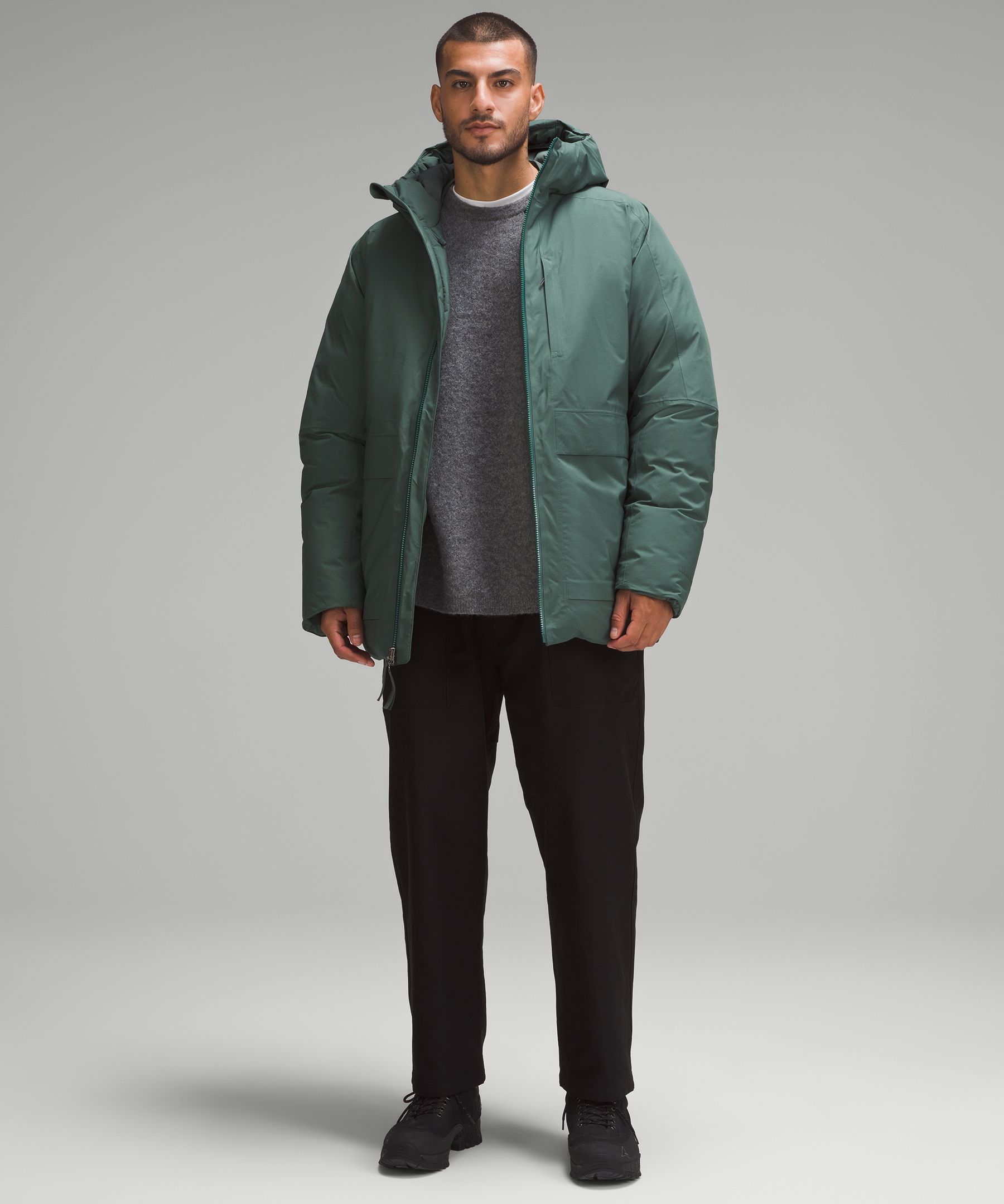 Down filled parka on sale mens