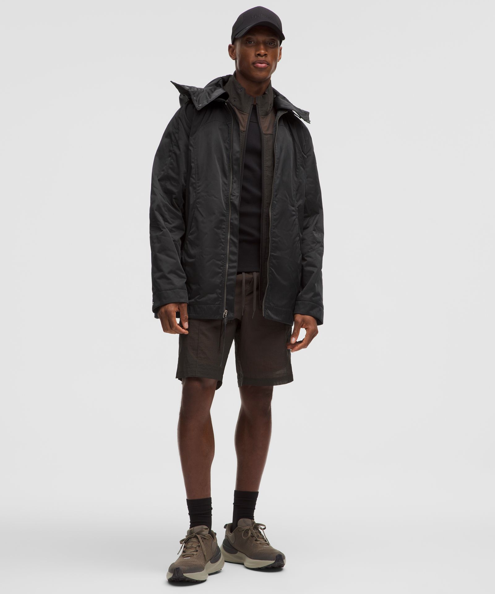 Мужские куртки Lululemon Taffeta Removable-Hood Collared Jacket *SLNSH Collection — фото 2