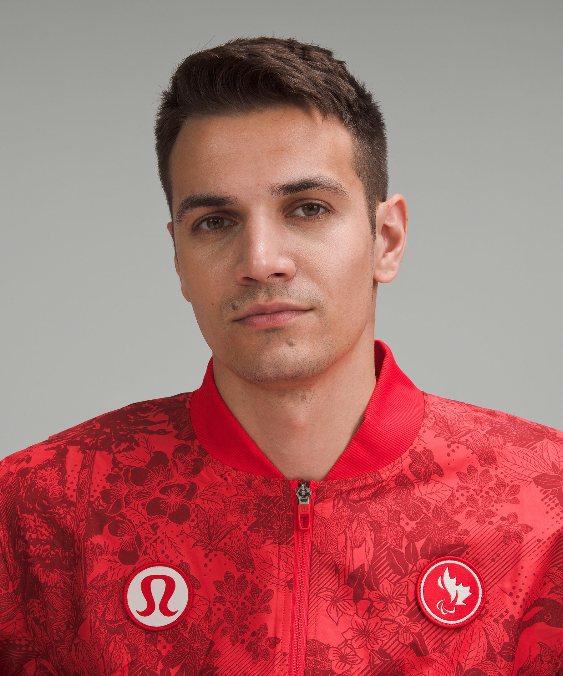 Team Canada Men's Vented Jacquard Bomber Jacket *CPC Logo | Coats & Jackets