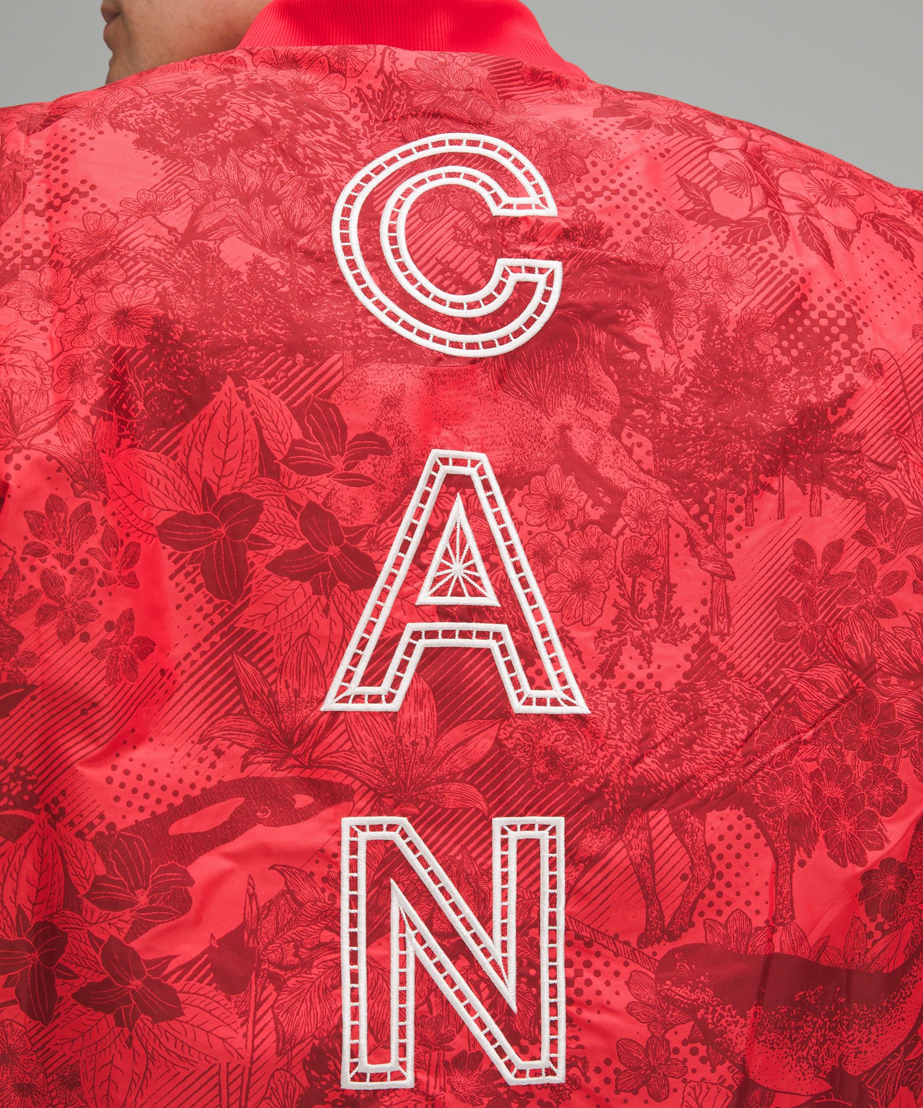 Team Canada Men's Vented Jacquard Bomber Jacket *CPC Logo | Coats & Jackets