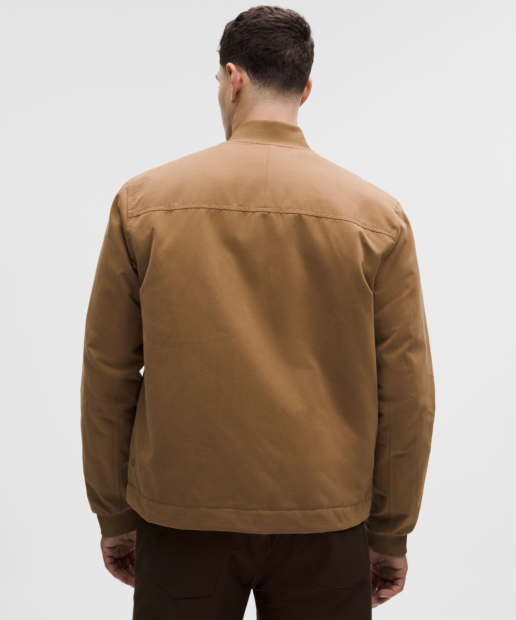 Insulated Cotton-Blend Bomber Jacket