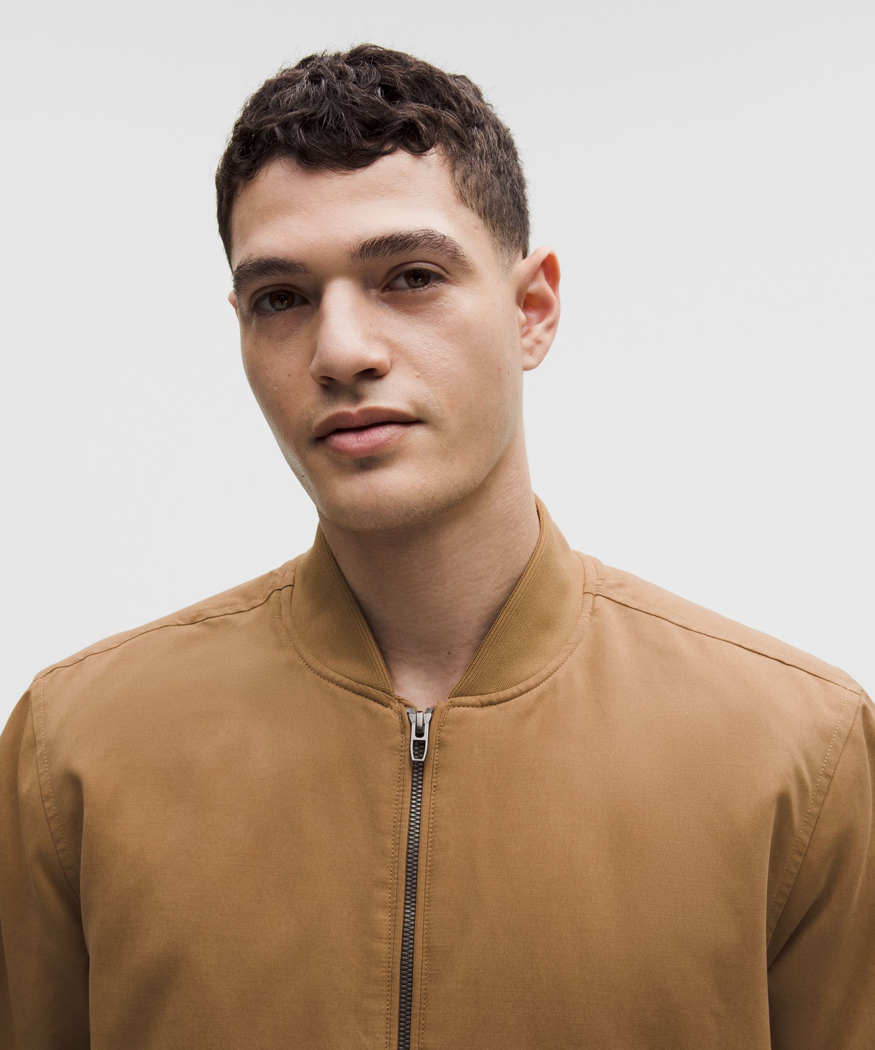 Insulated Cotton-Blend Bomber Jacket