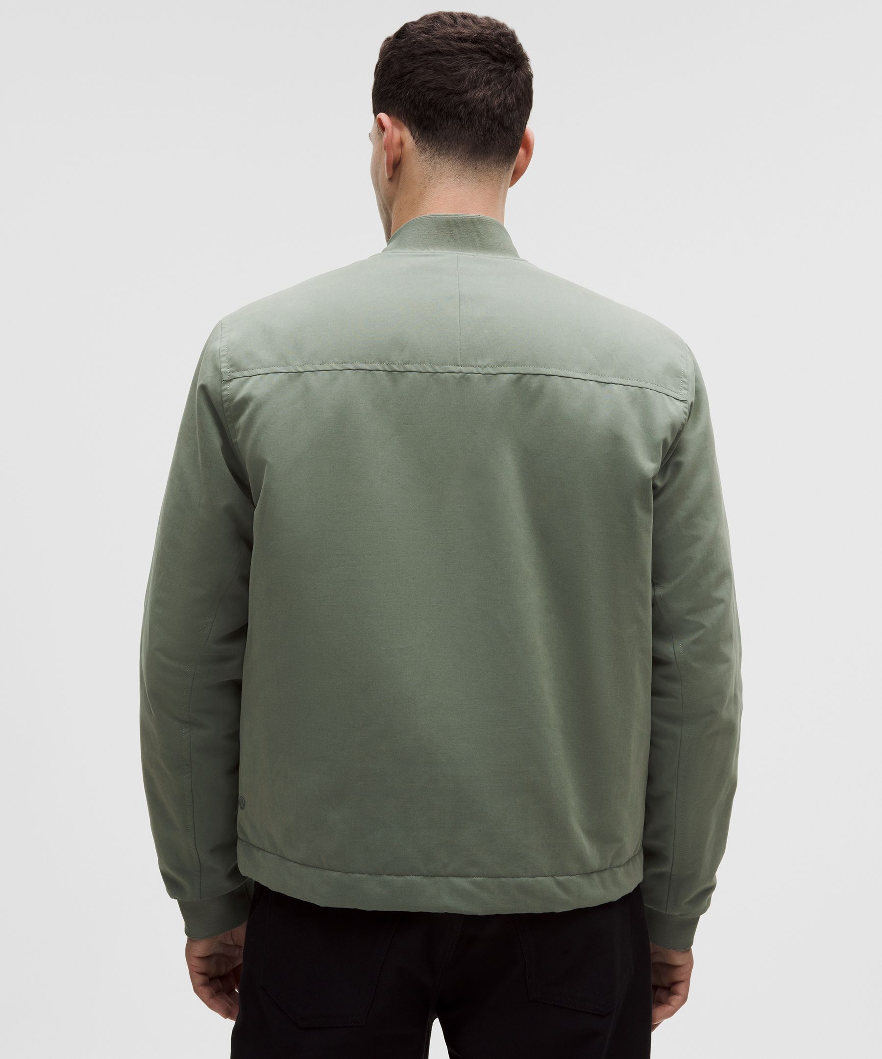Insulated Cotton-Blend Bomber Jacket