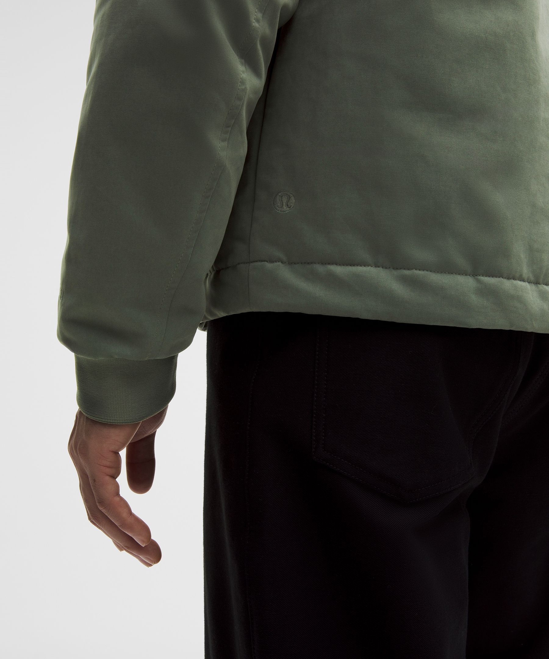 Insulated Cotton-Blend Bomber Jacket