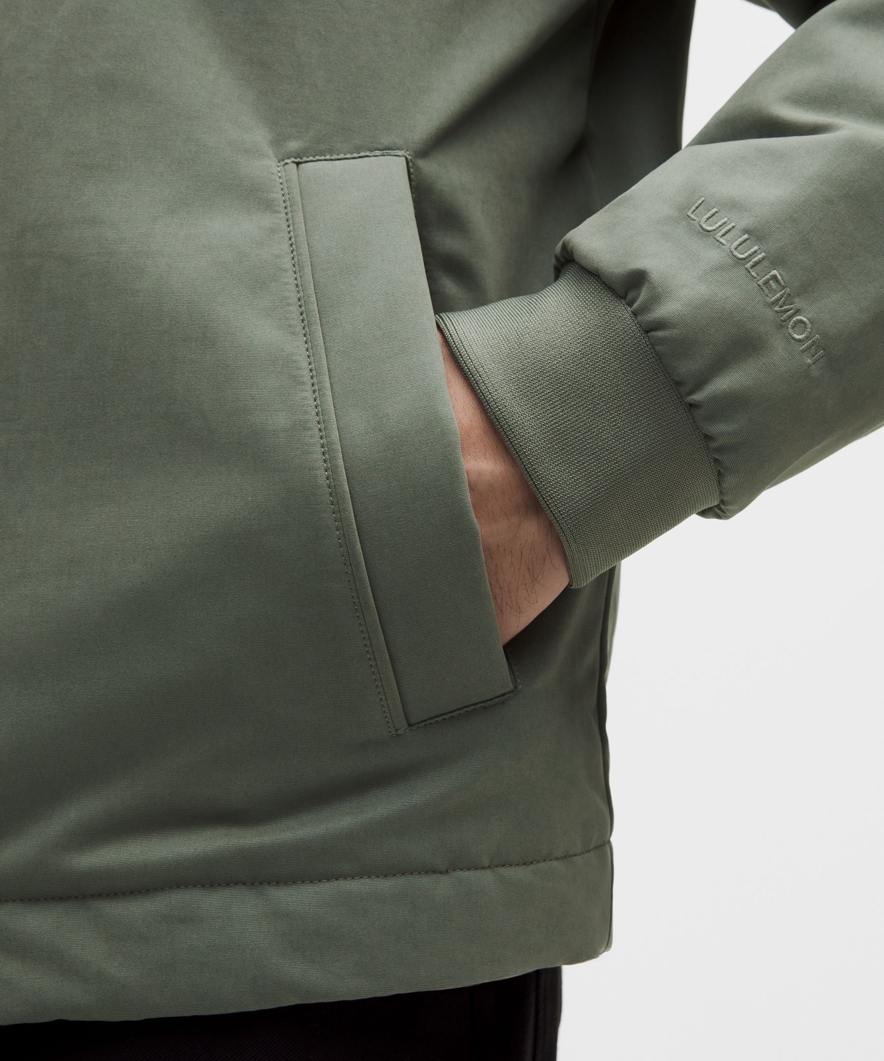 Insulated Cotton-Blend Bomber Jacket
