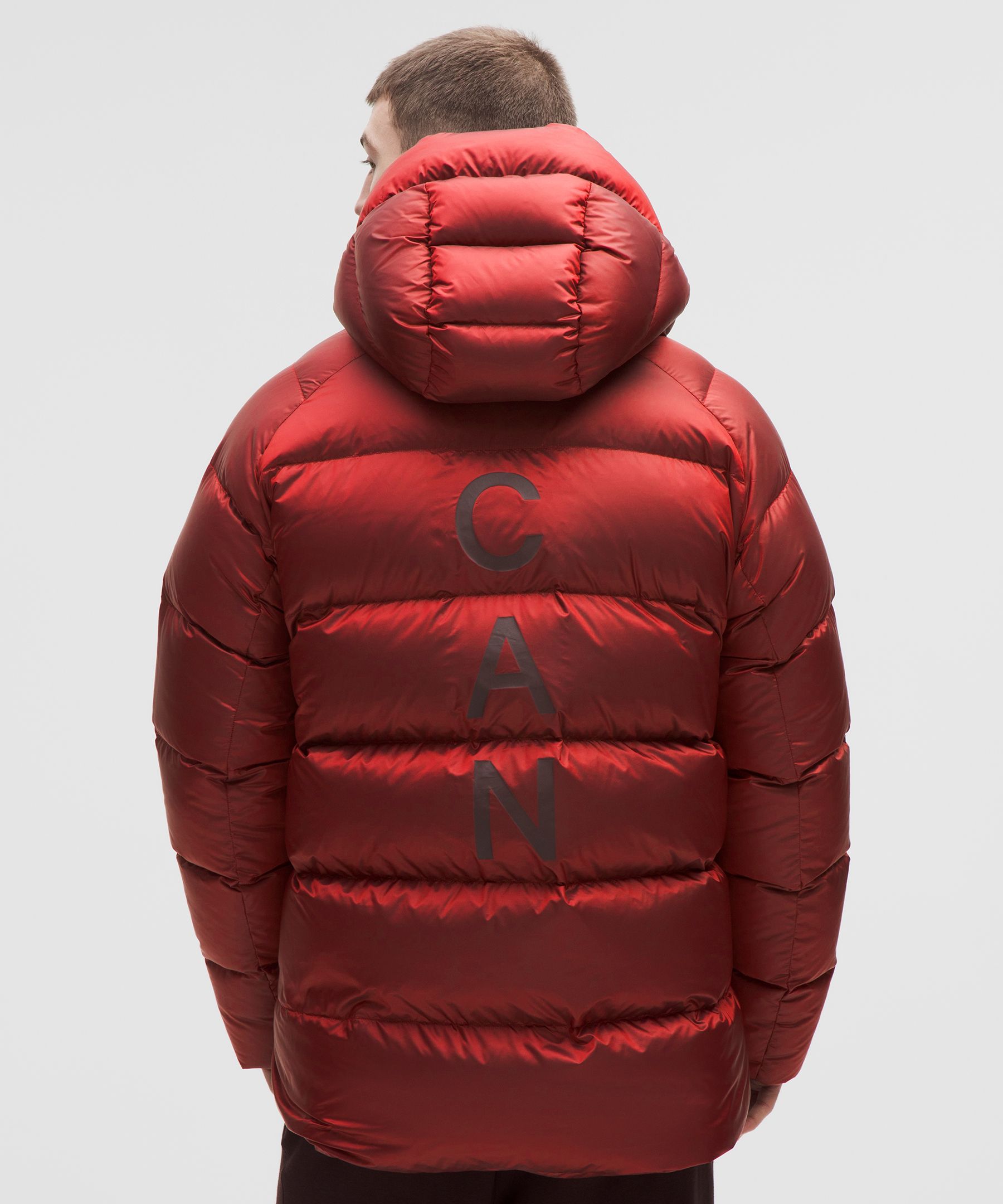 Team Canada Men's Wunder Puff Large-Hood Jacket Shine *COC Logo