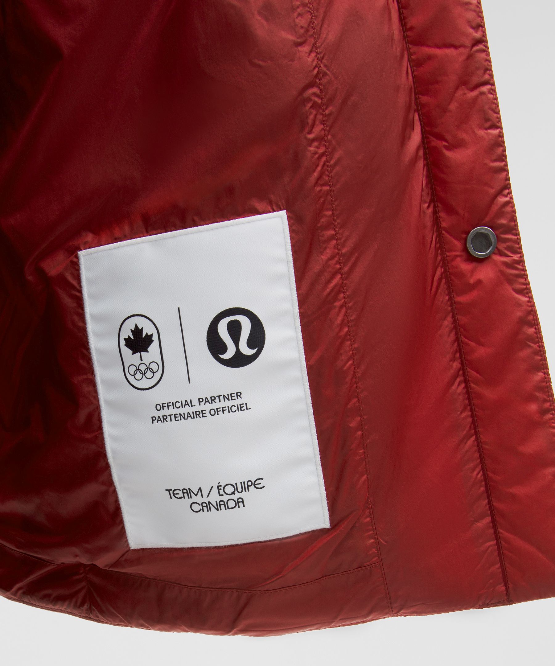 Team Canada Men's Nylon Taffeta Insulated Shacket *COC Logo