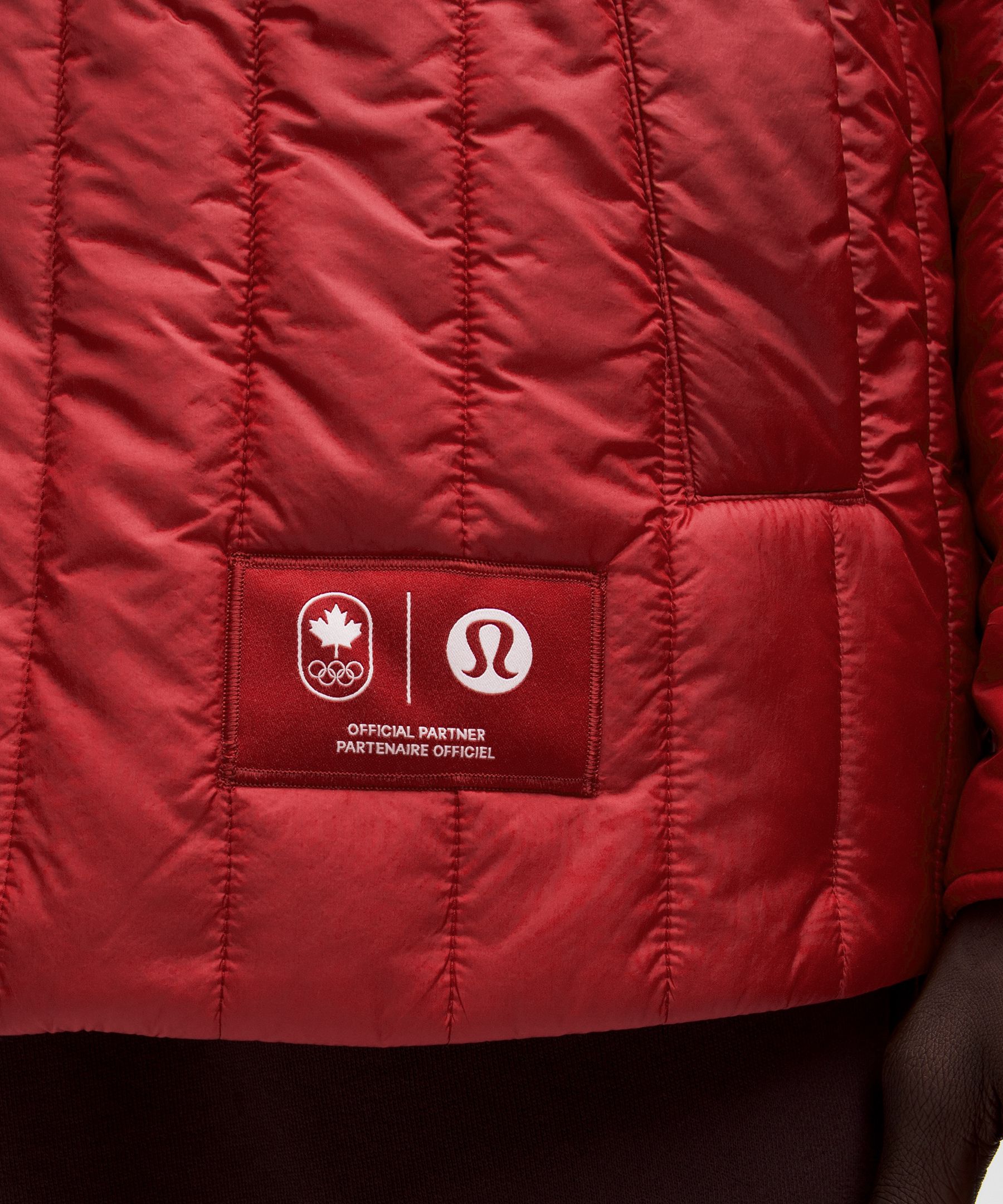 Team Canada Men's Nylon Taffeta Insulated Shacket *COC Logo