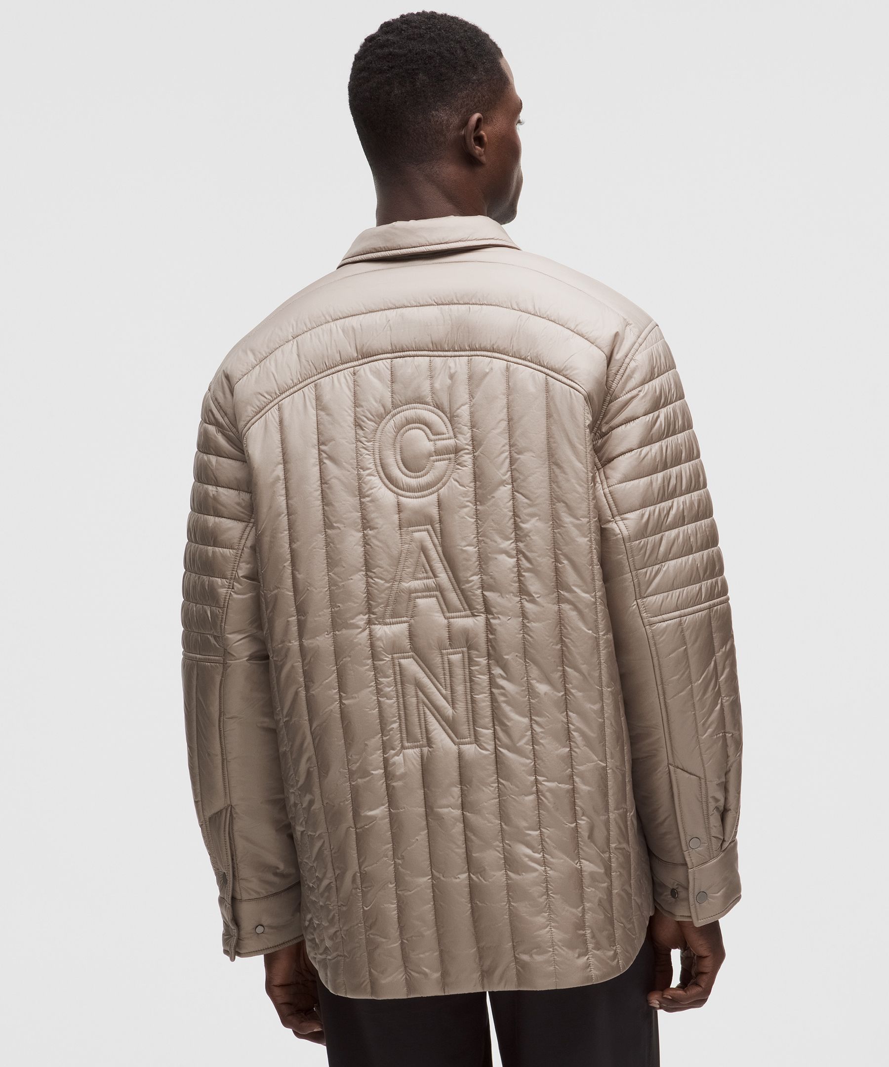 Team Canada Men's Nylon Taffeta Insulated Shacket *CPC Logo