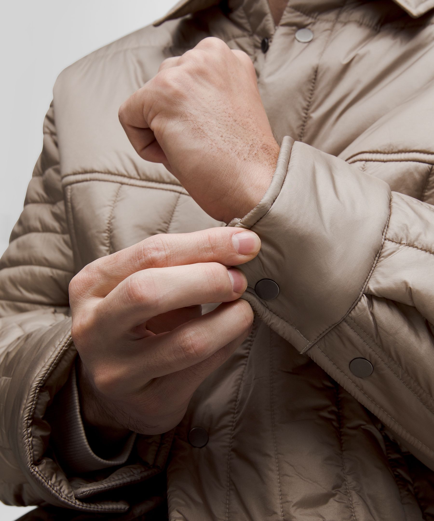 Team Canada Men's Nylon Taffeta Insulated Shacket *CPC Logo