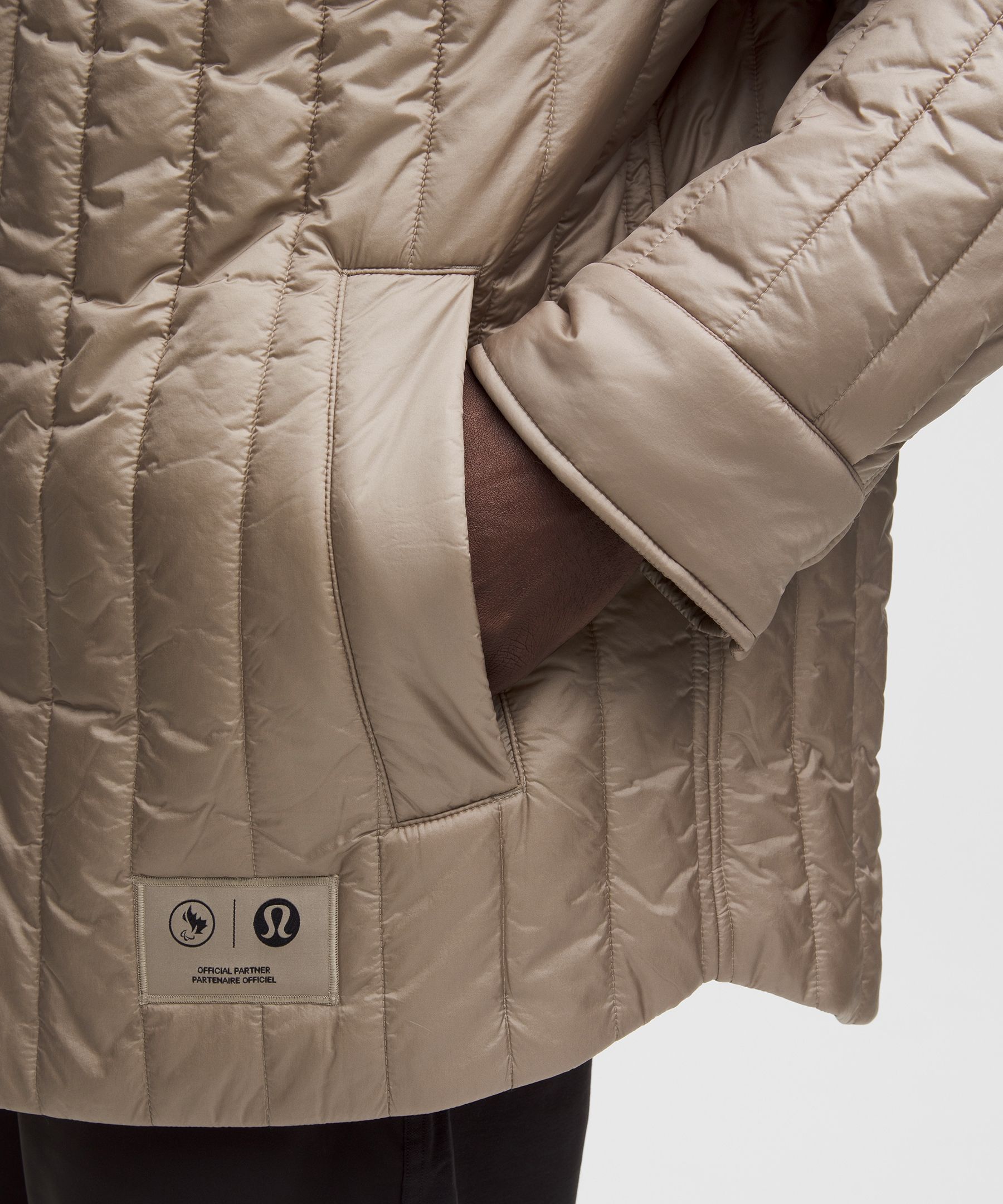 Team Canada Men's Nylon Taffeta Insulated Shacket *CPC Logo