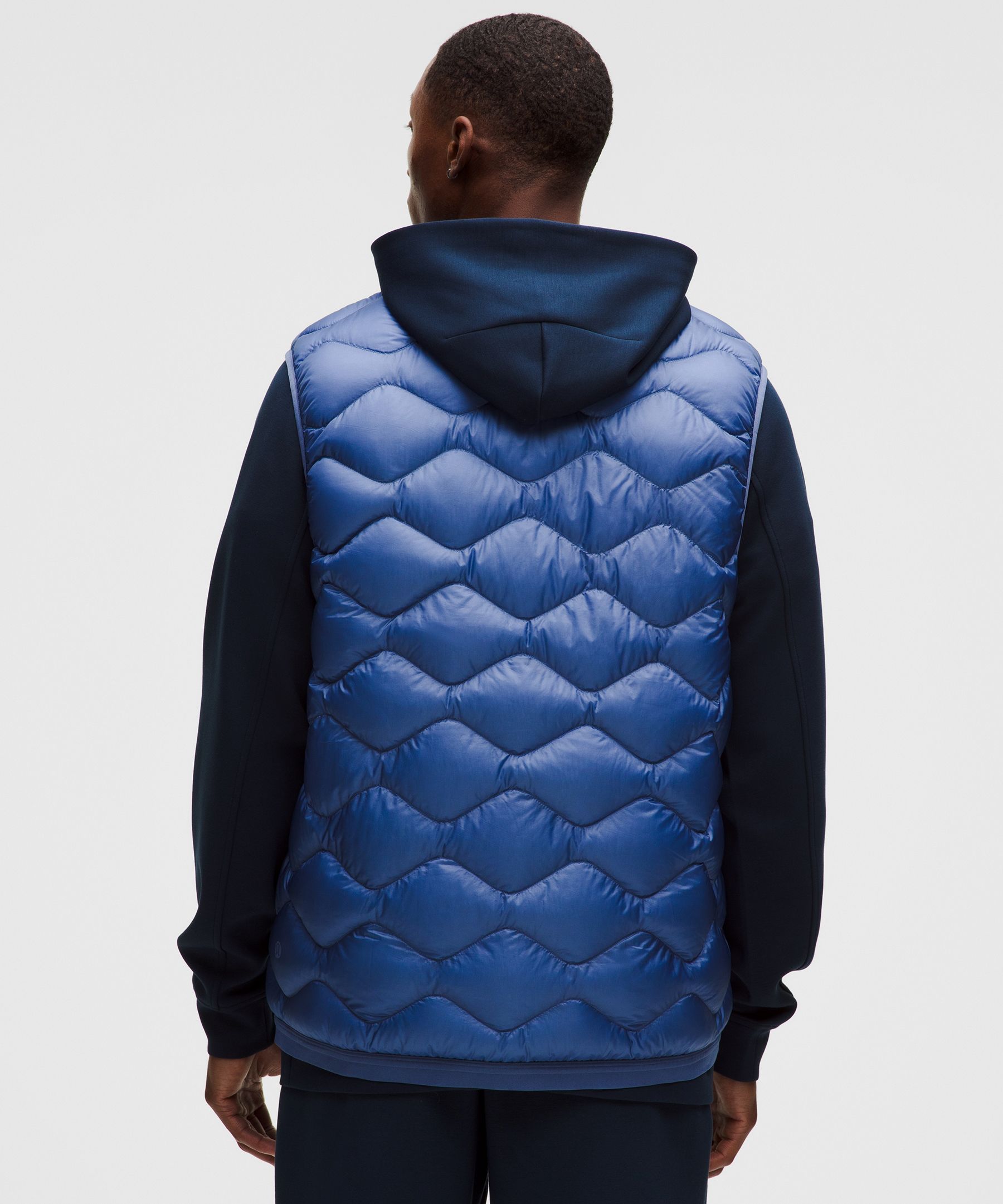 Lululemon Men's Featherweight 900-down-fill Quilted Vest In Blue