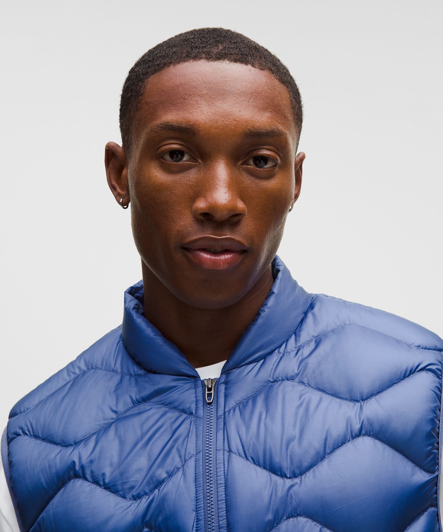 Lululemon Men's Featherweight 900-down-fill Quilted Vest In Blue