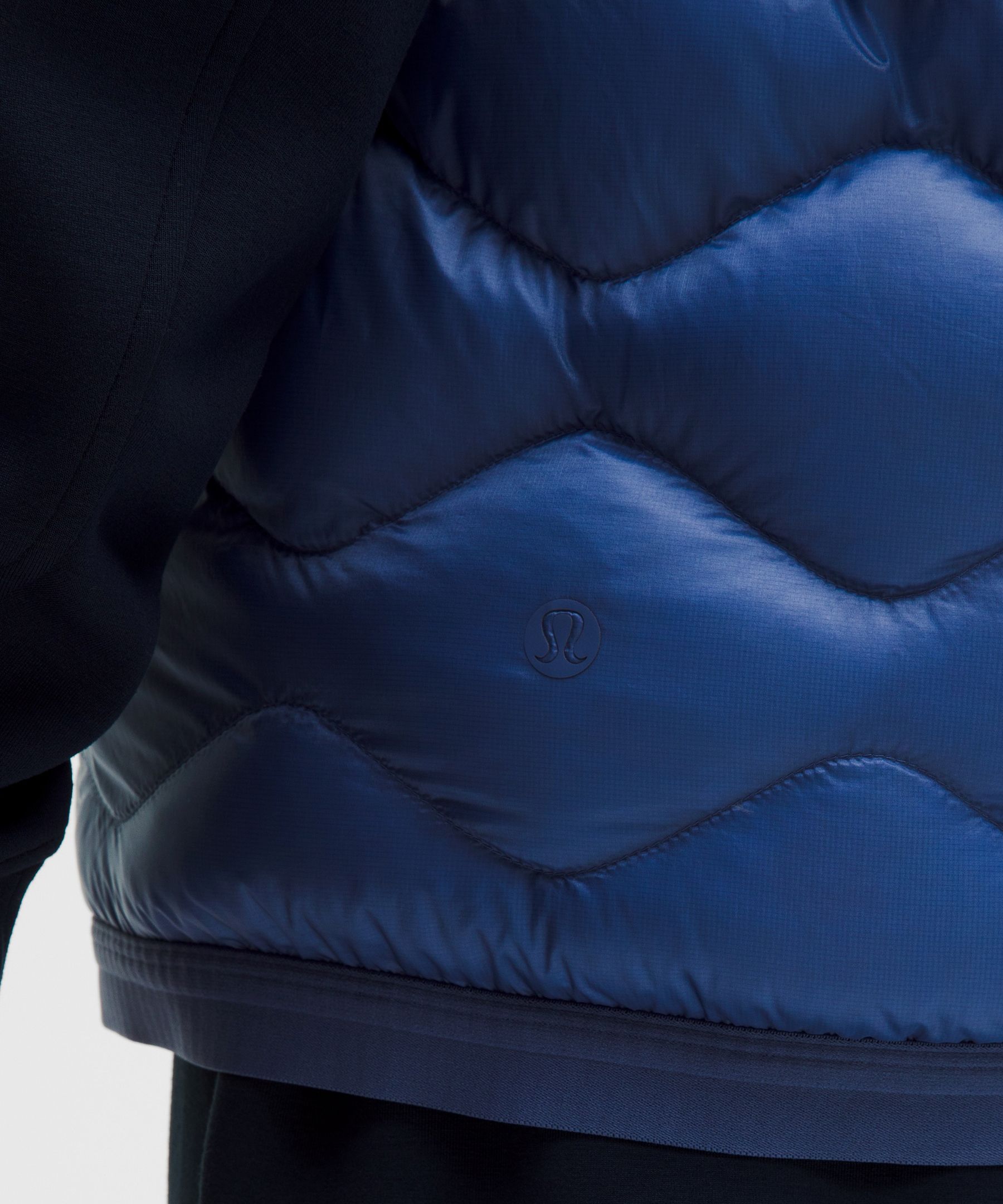 Lululemon Men's Featherweight 900-down-fill Quilted Vest In Blue