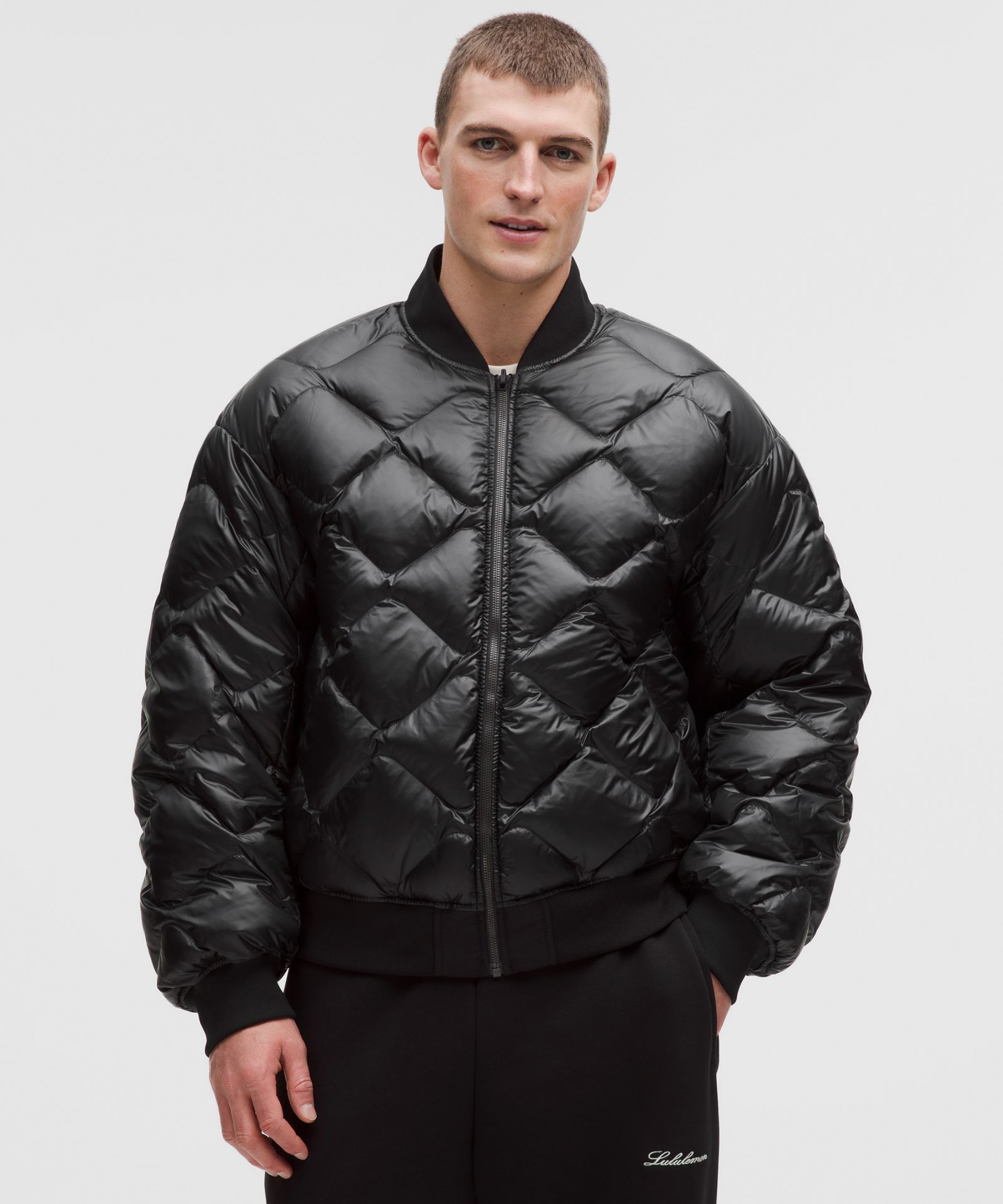 Мужская пуховая куртка-бомбер Lululemon Reversible 600-Down-Fill — фото 2