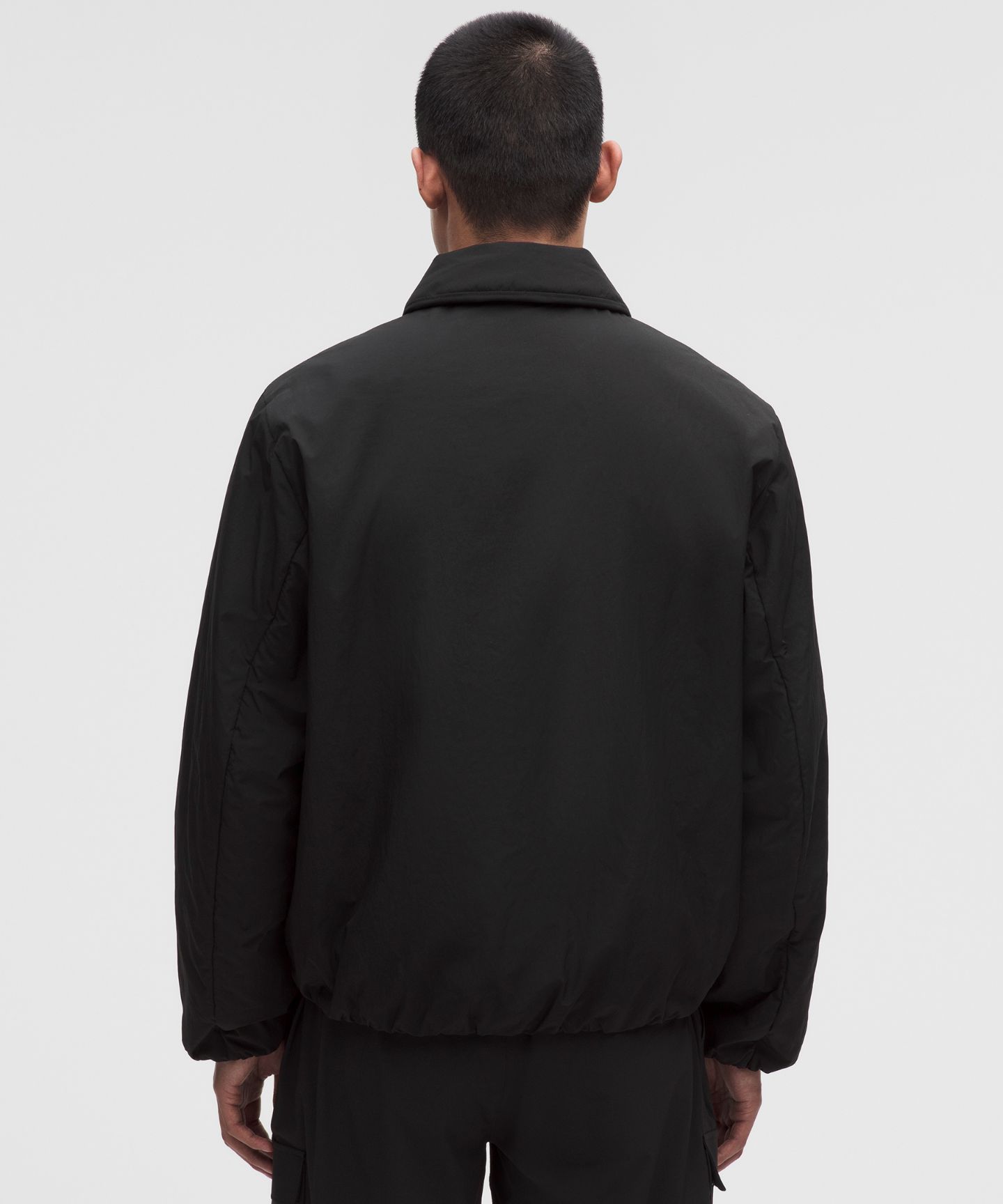 Мужская куртка Lululemon Water-Resistant Fleece-Lined, цвет: Чёрный — фото 3