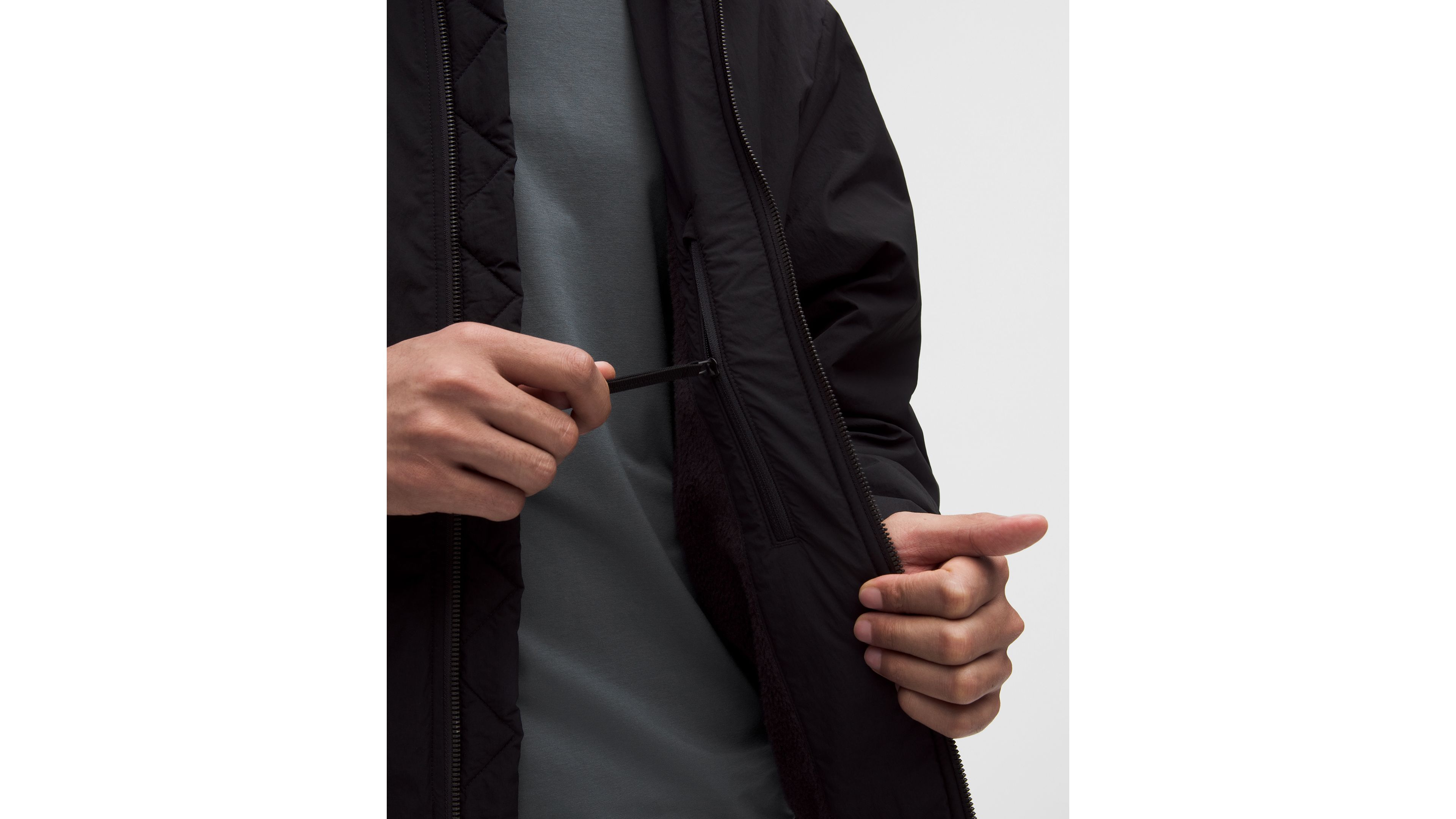 Men's Water-Resistant Fleece-Lined Jacket