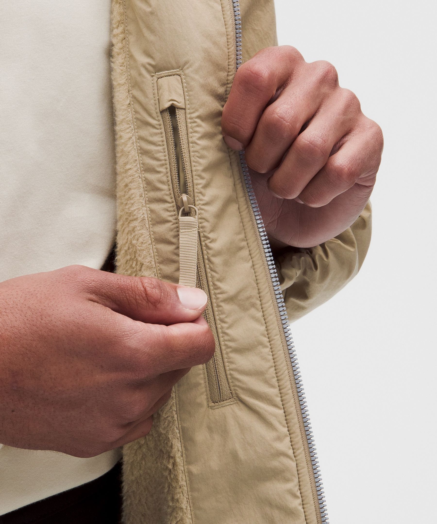 Men's Water-Resistant Fleece-Lined Jacket