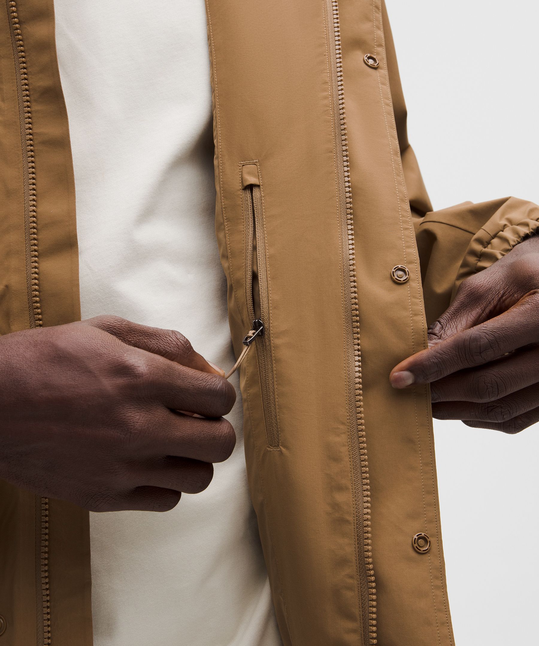 Waterproof Cinch-Hem Jacket