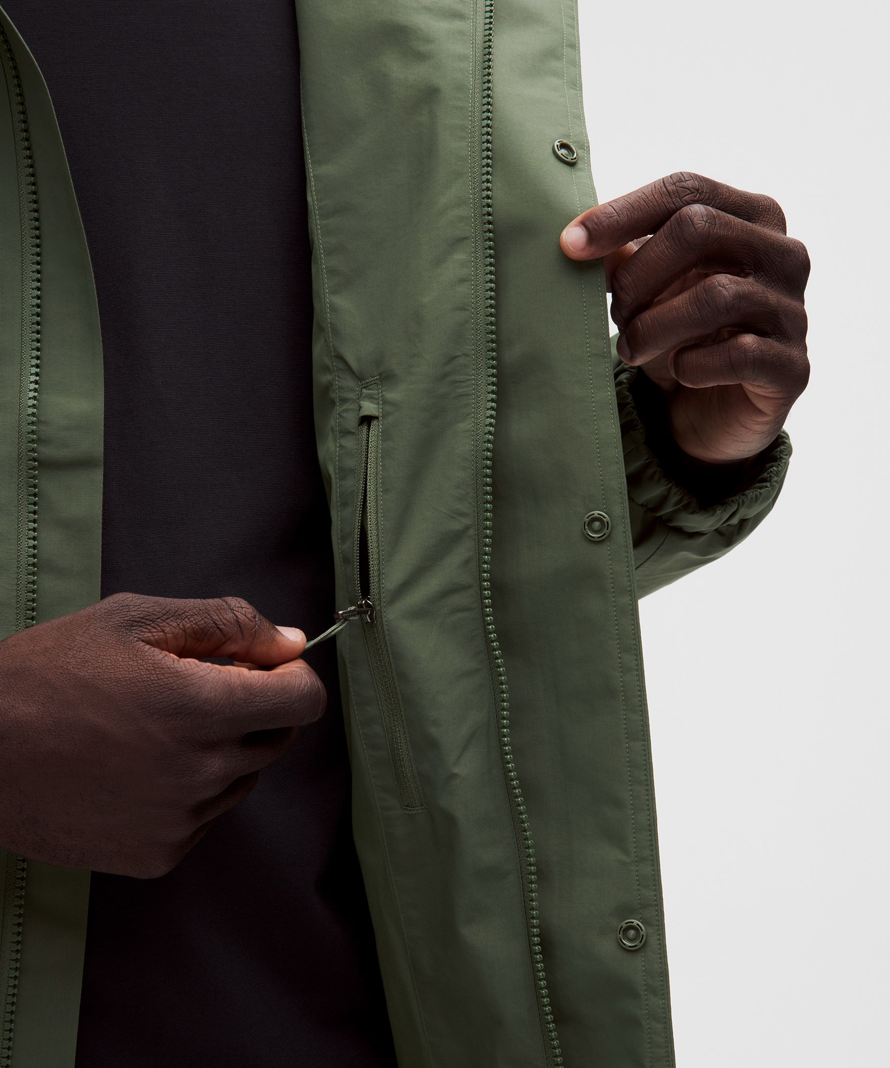 Waterproof Cinch-Hem Jacket
