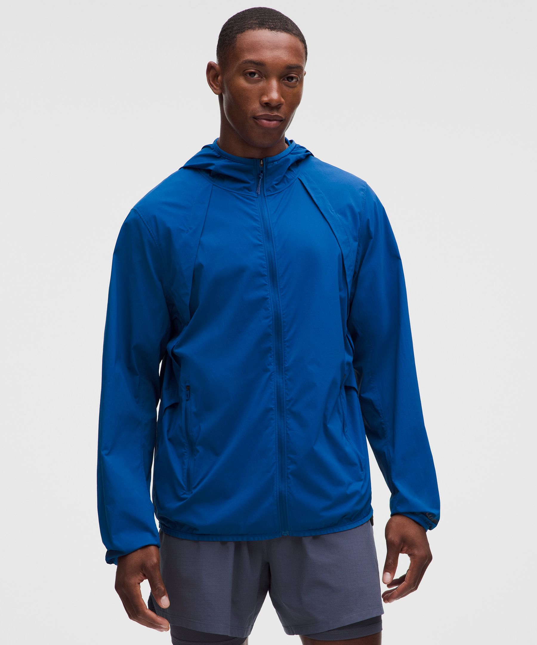 【lululemon】 フーデッドウィンドブレーカージャケット　F470 Fast and Free パッカブルジャケット | ジャケット&アウター