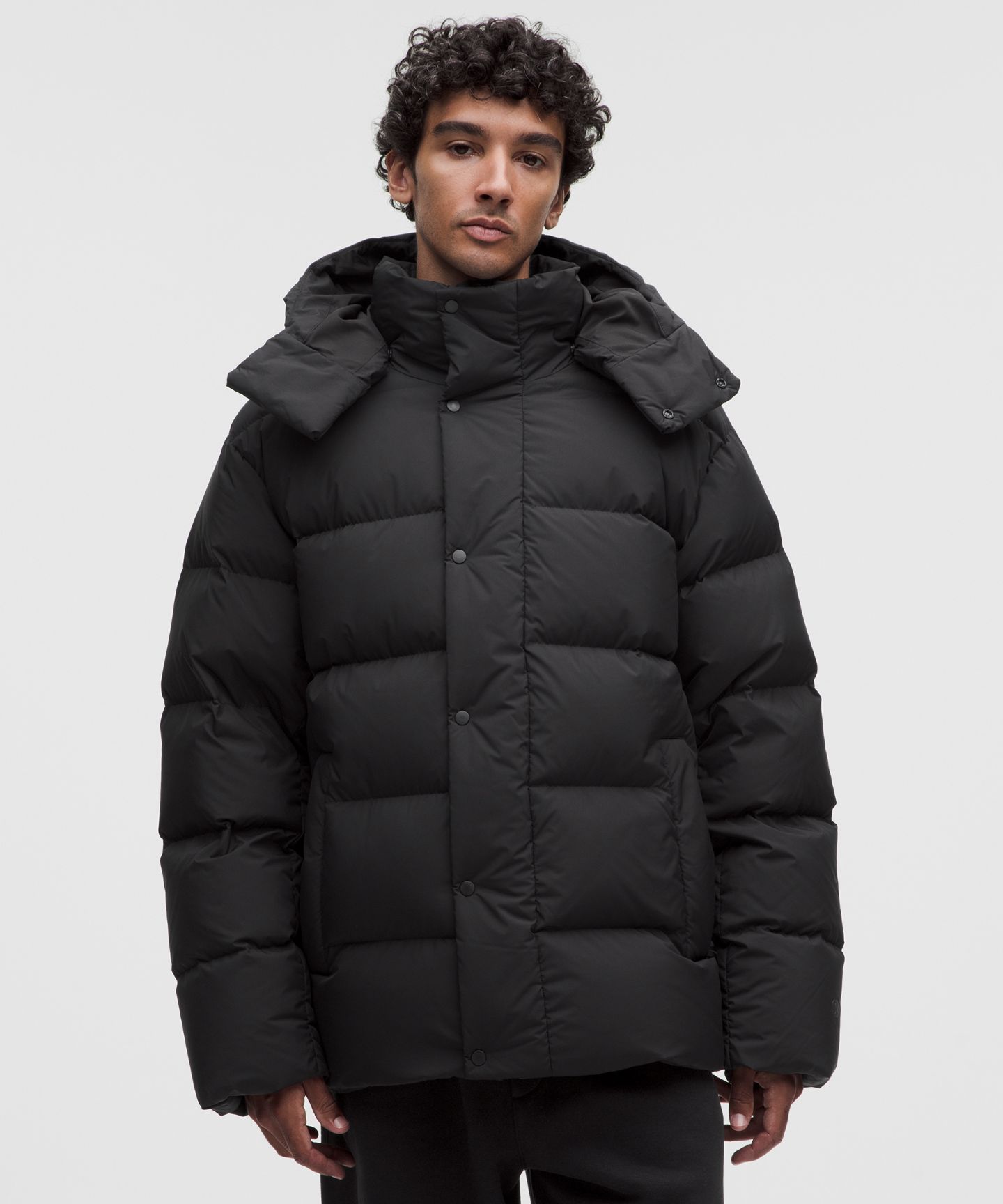 Мужская куртка Lululemon Wunder Puff, цвет: Чёрный — фото 1