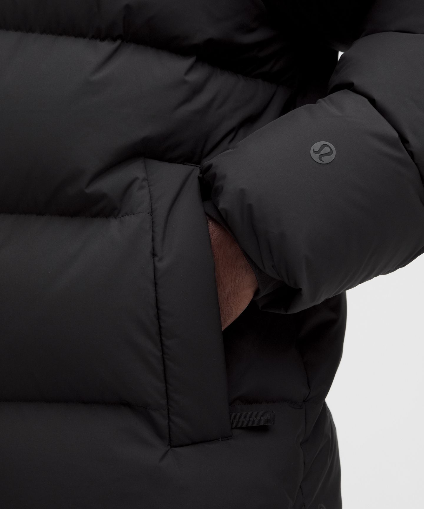 Мужская куртка Lululemon Wunder Puff, цвет: Чёрный — фото 5