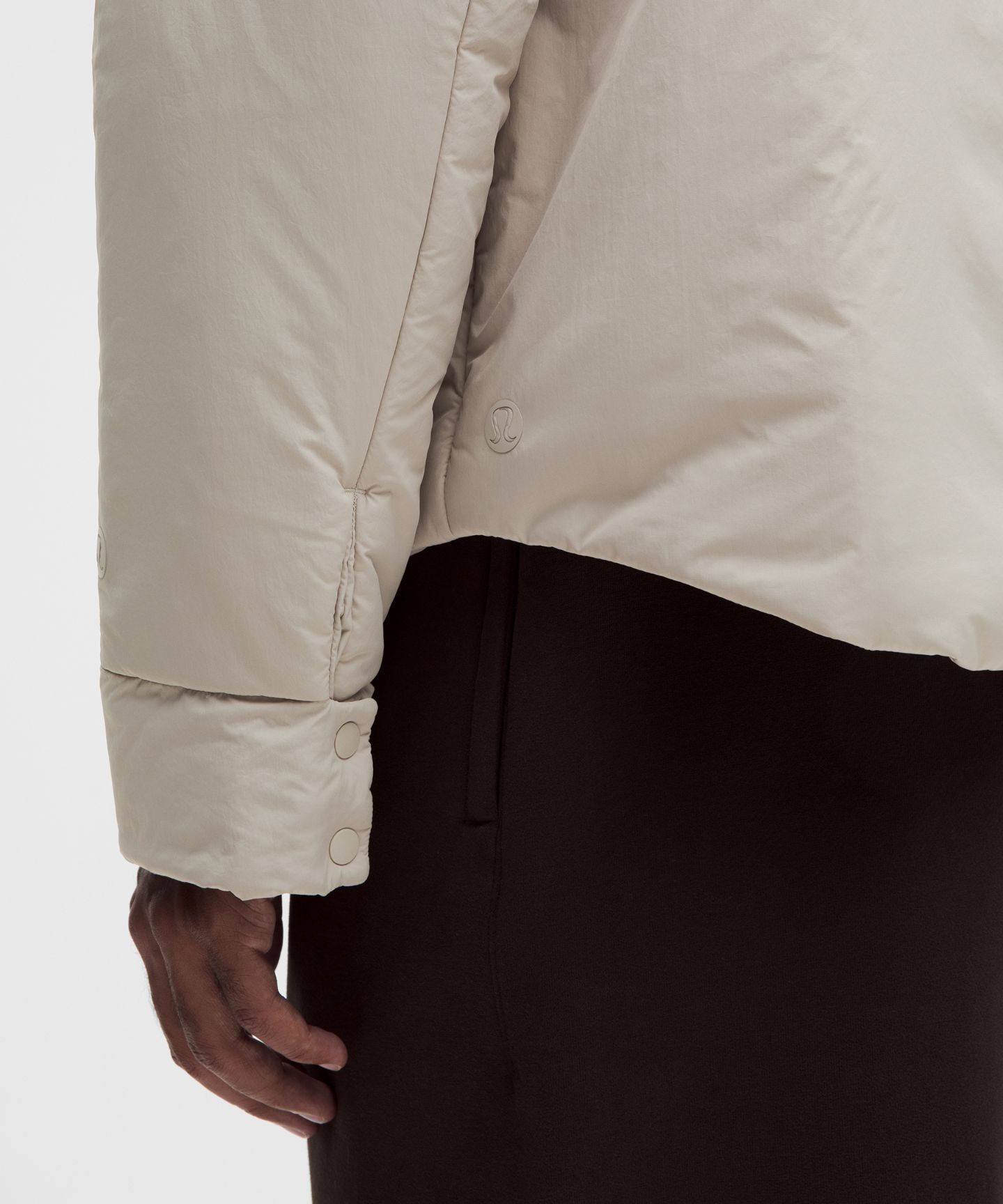Мужская куртка Lululemon ThermoZen Insulated Shirt Jacket, цвет: Серый — фото 8