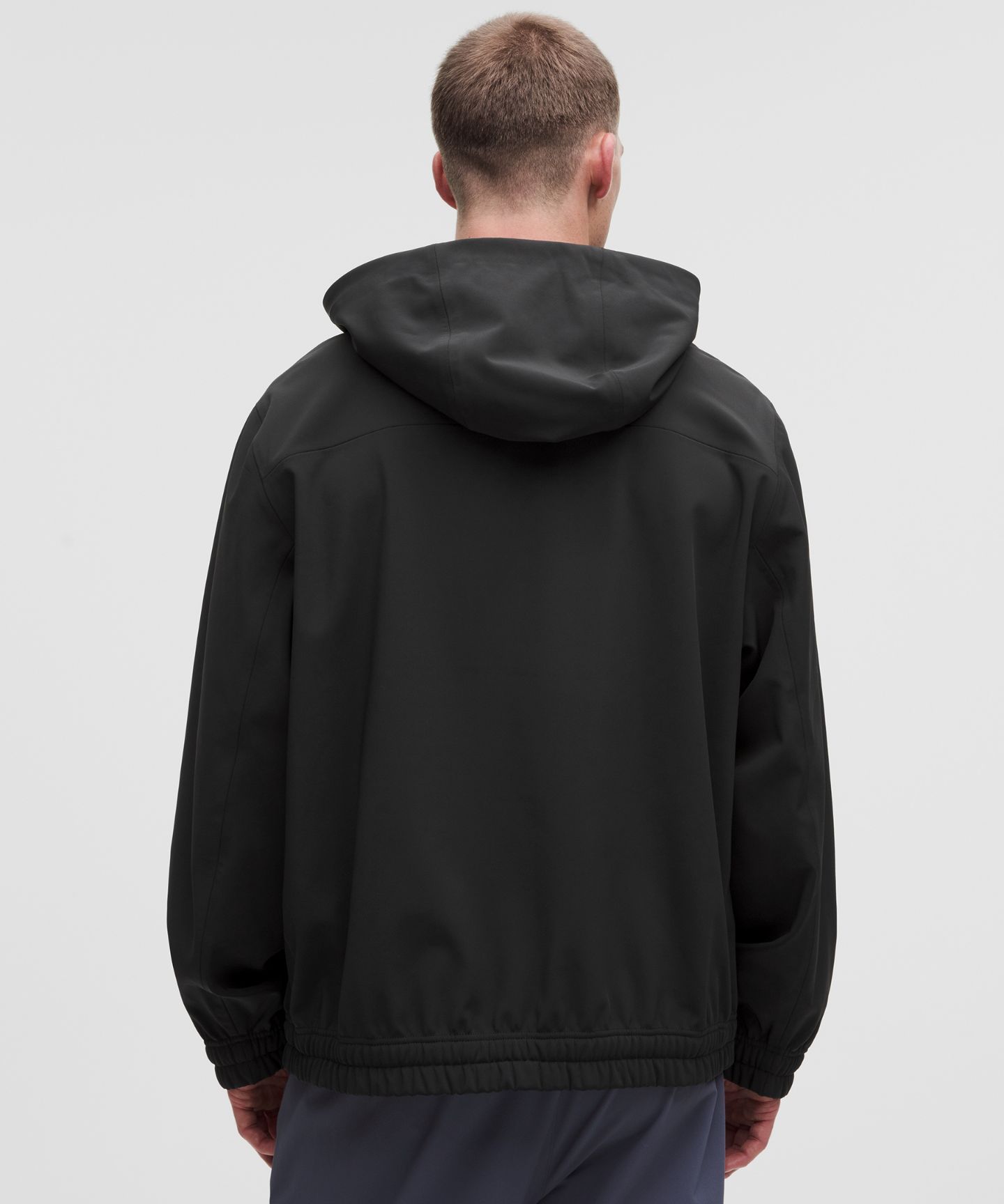 Мужское худи Lululemon Cross Chill Casual Full-Zip, цвет: Чёрный — фото 3