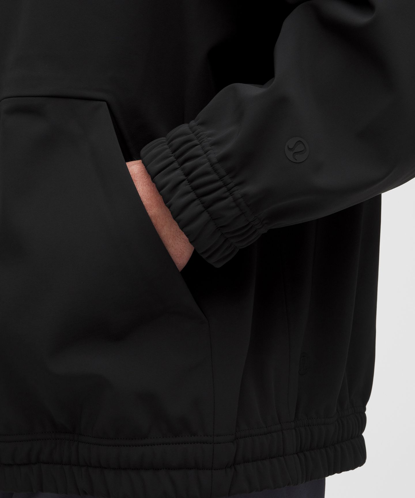 Мужское худи Lululemon Cross Chill Casual Full-Zip, цвет: Чёрный — фото 5