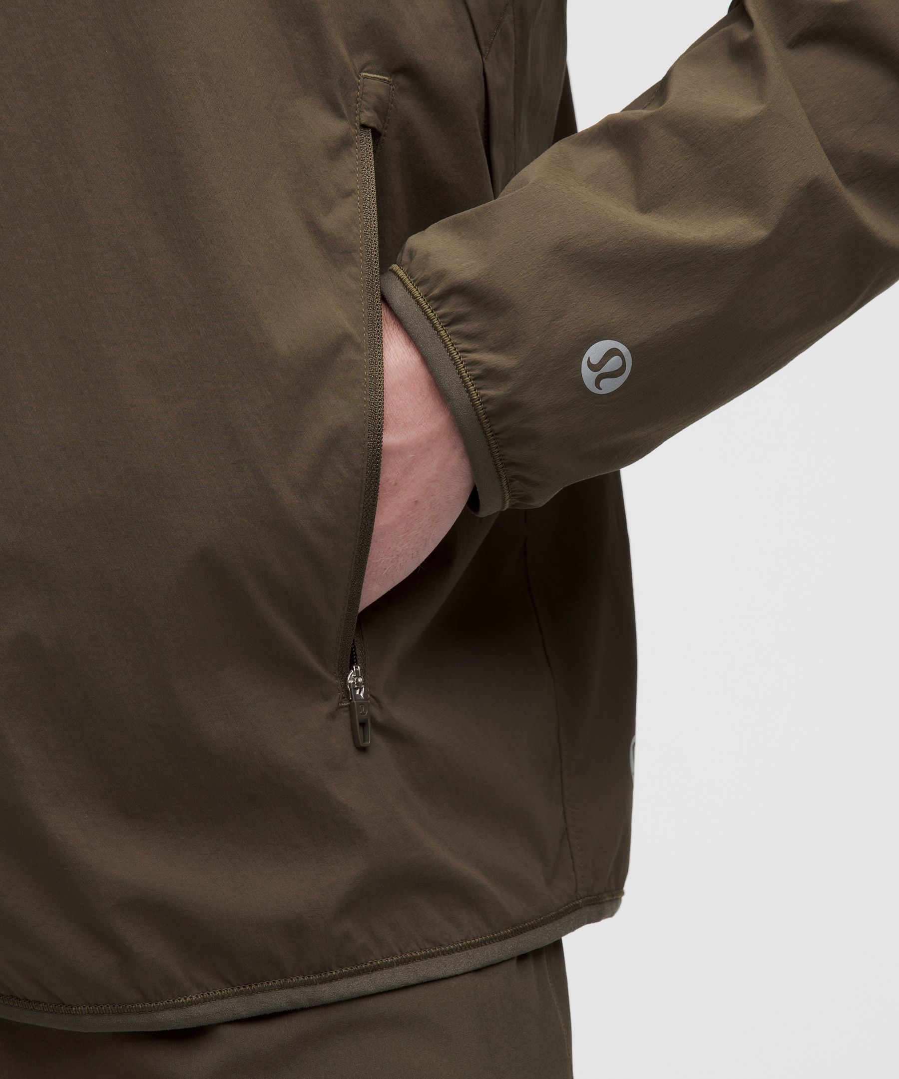 Chaqueta Fast and Free lululemon x Geoff McFetridge plegable