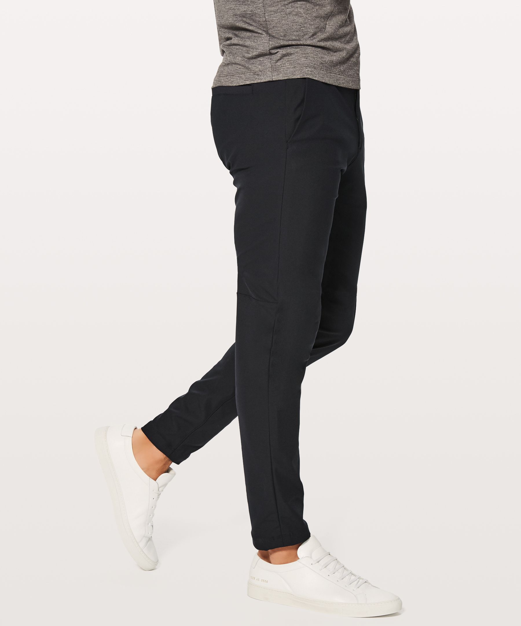 Lululemon Commission Slim-fit Pants 34" Warpstreme In Classic Navy