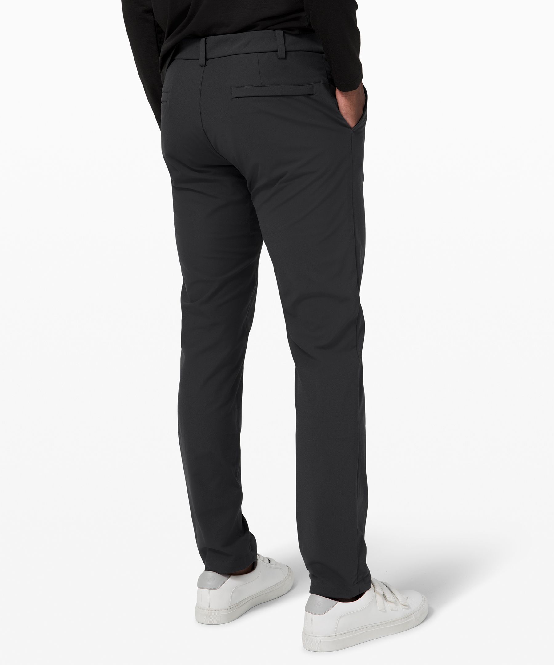 lululemon athletica Commission Slim-fit Pants 34 Warpstreme in Black for  Men